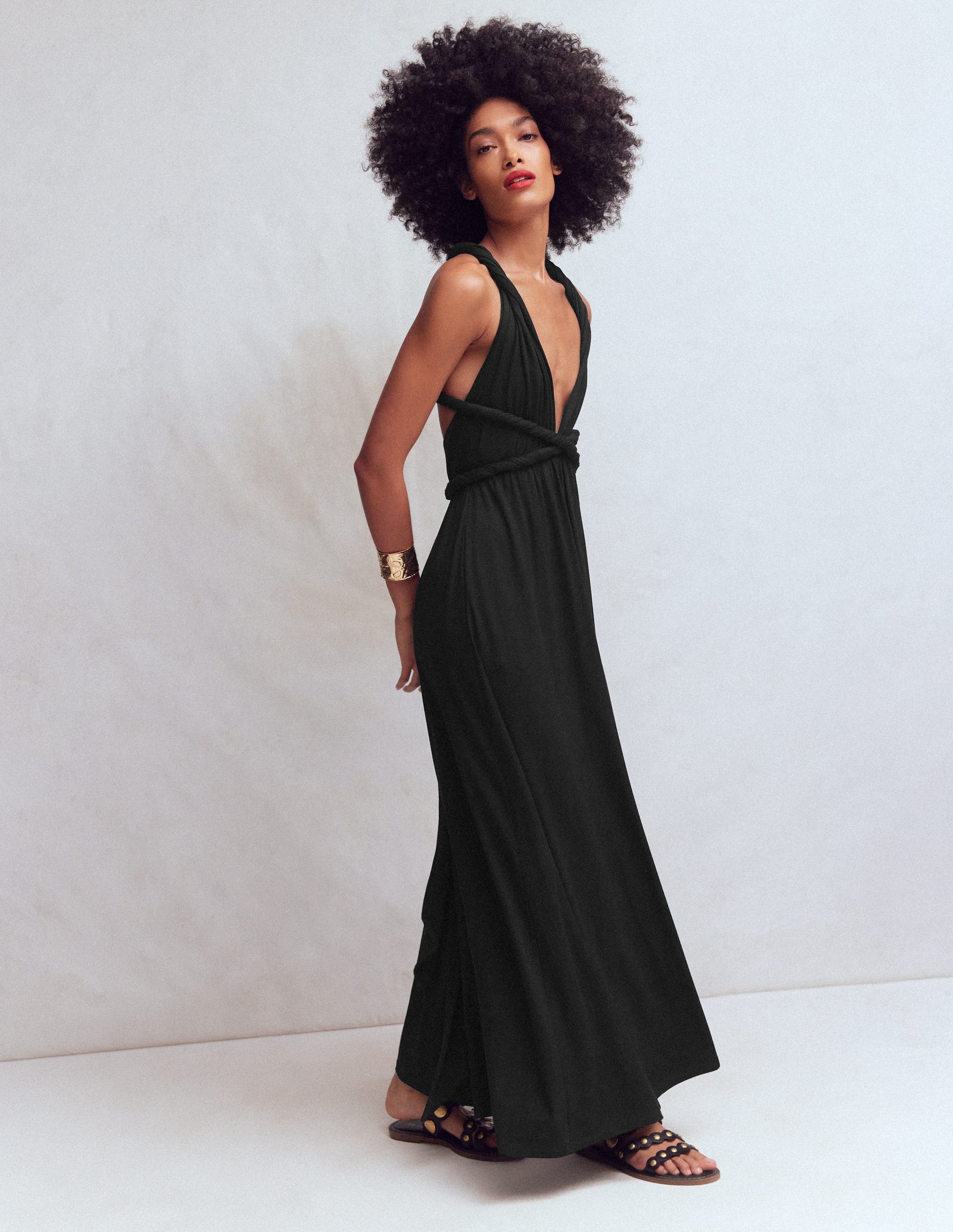Multiway Jersey Maxi Dress-Black-9