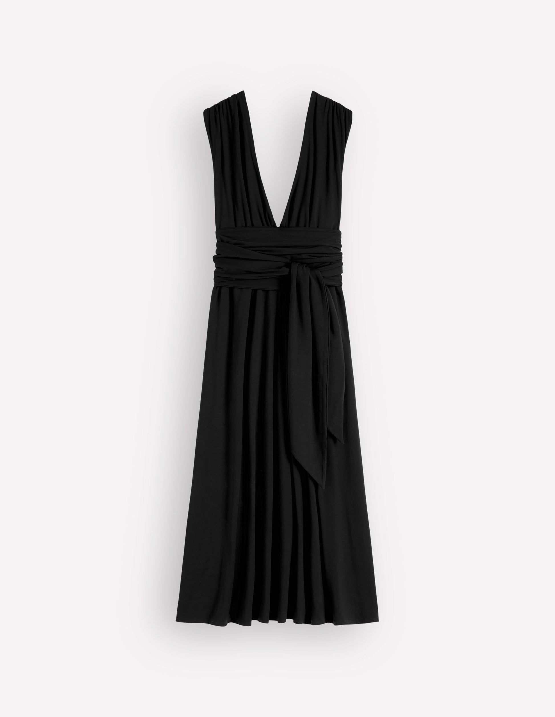 Multiway Jersey Maxi Dress-Black-10