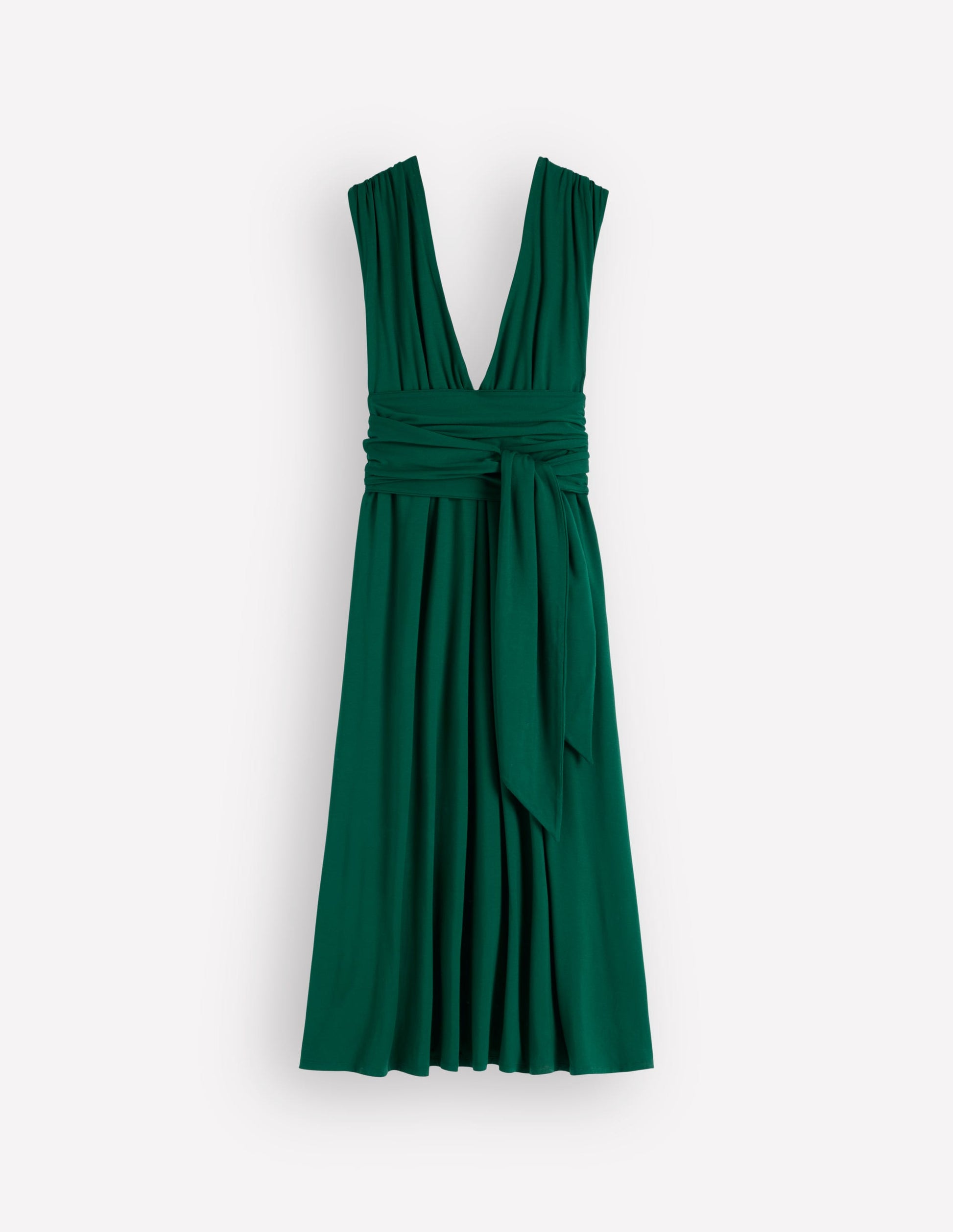 Multiway Jersey Maxi Dress-Emerald Night-9