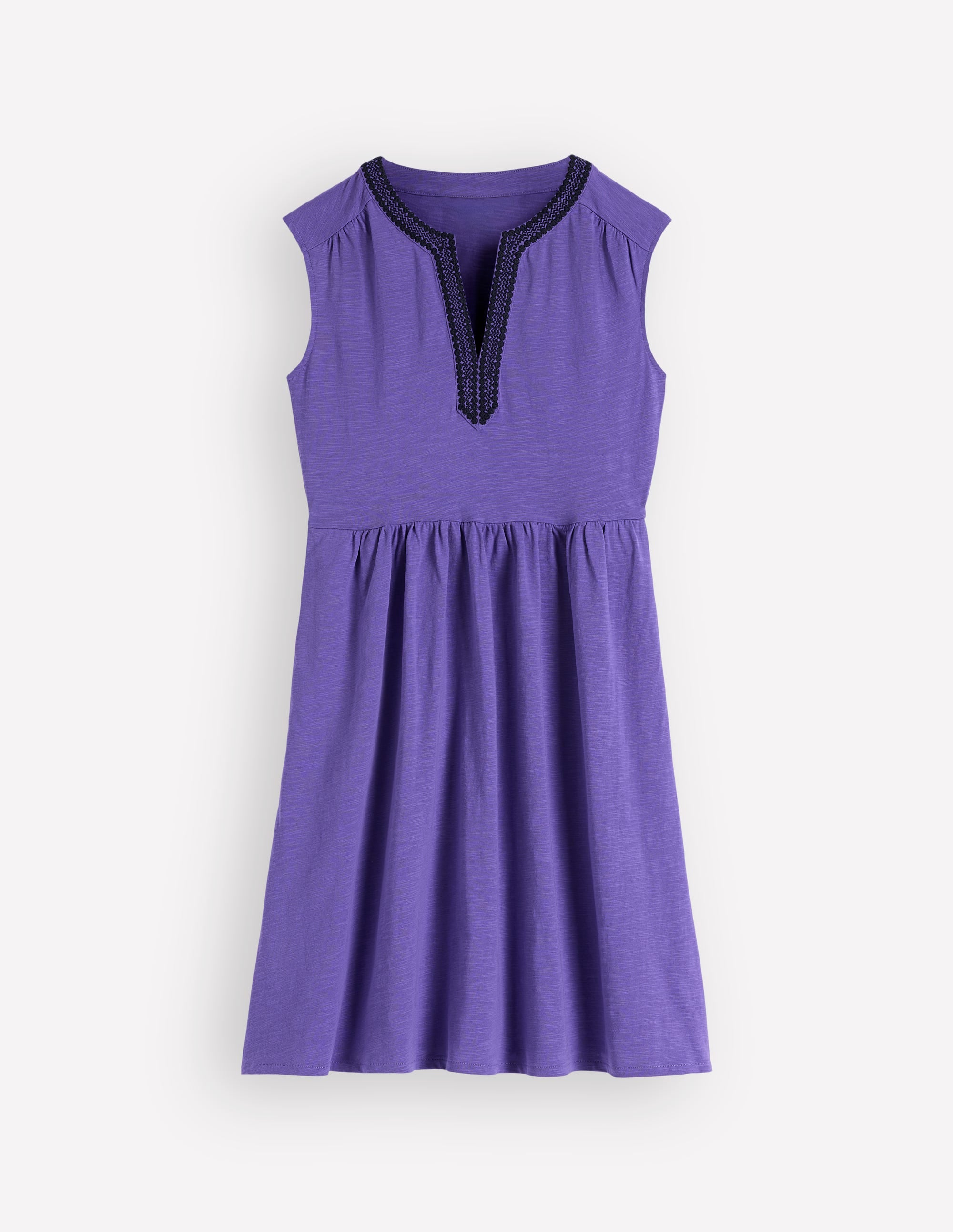 May Embroidered Short Dress-Han Purple - Image 6