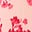 Ruffle Silk Midi Dress-Pink Bloom Scatter Mono