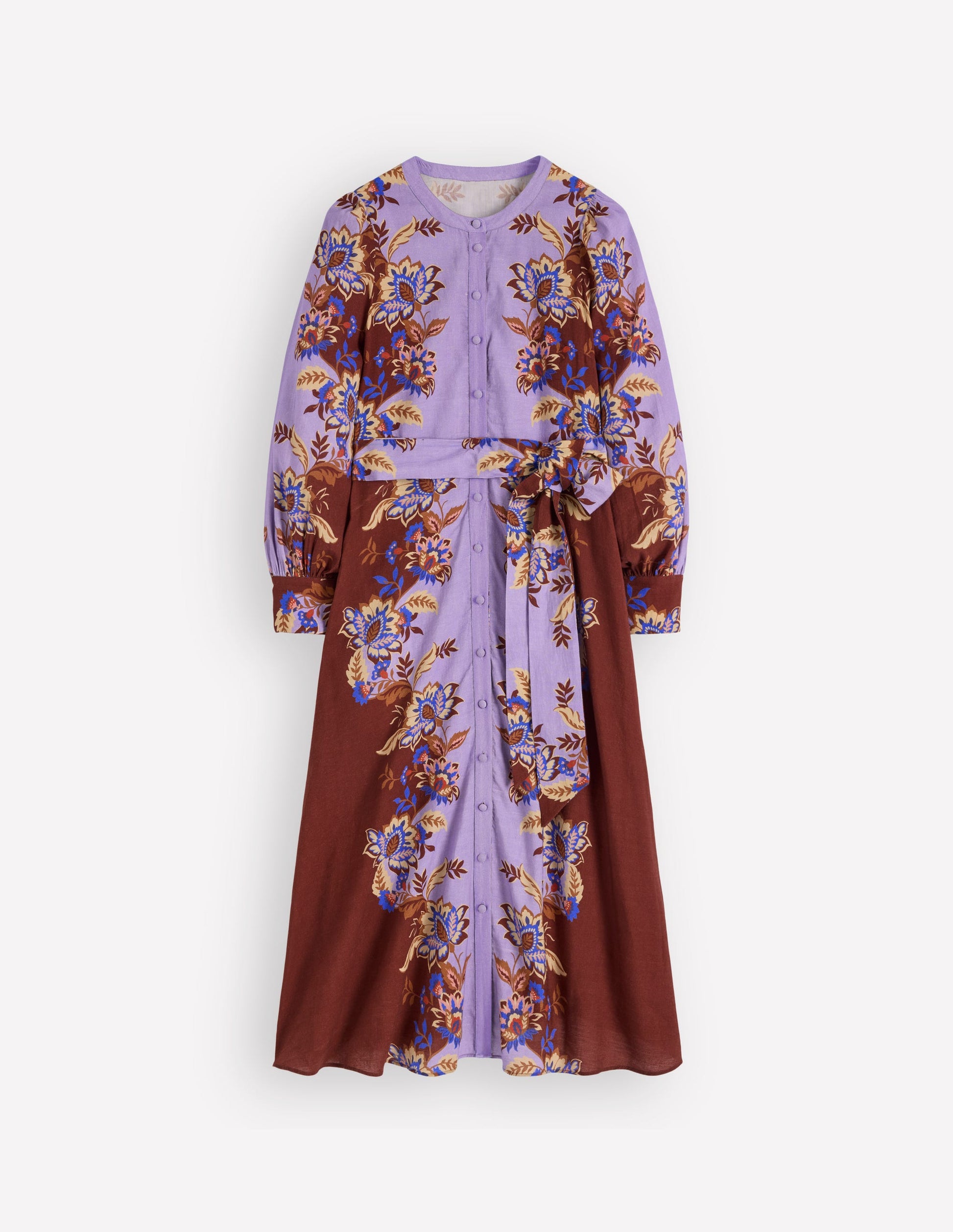 Blouson Sleeve Occasion Dress-Multi Super Bloom-6