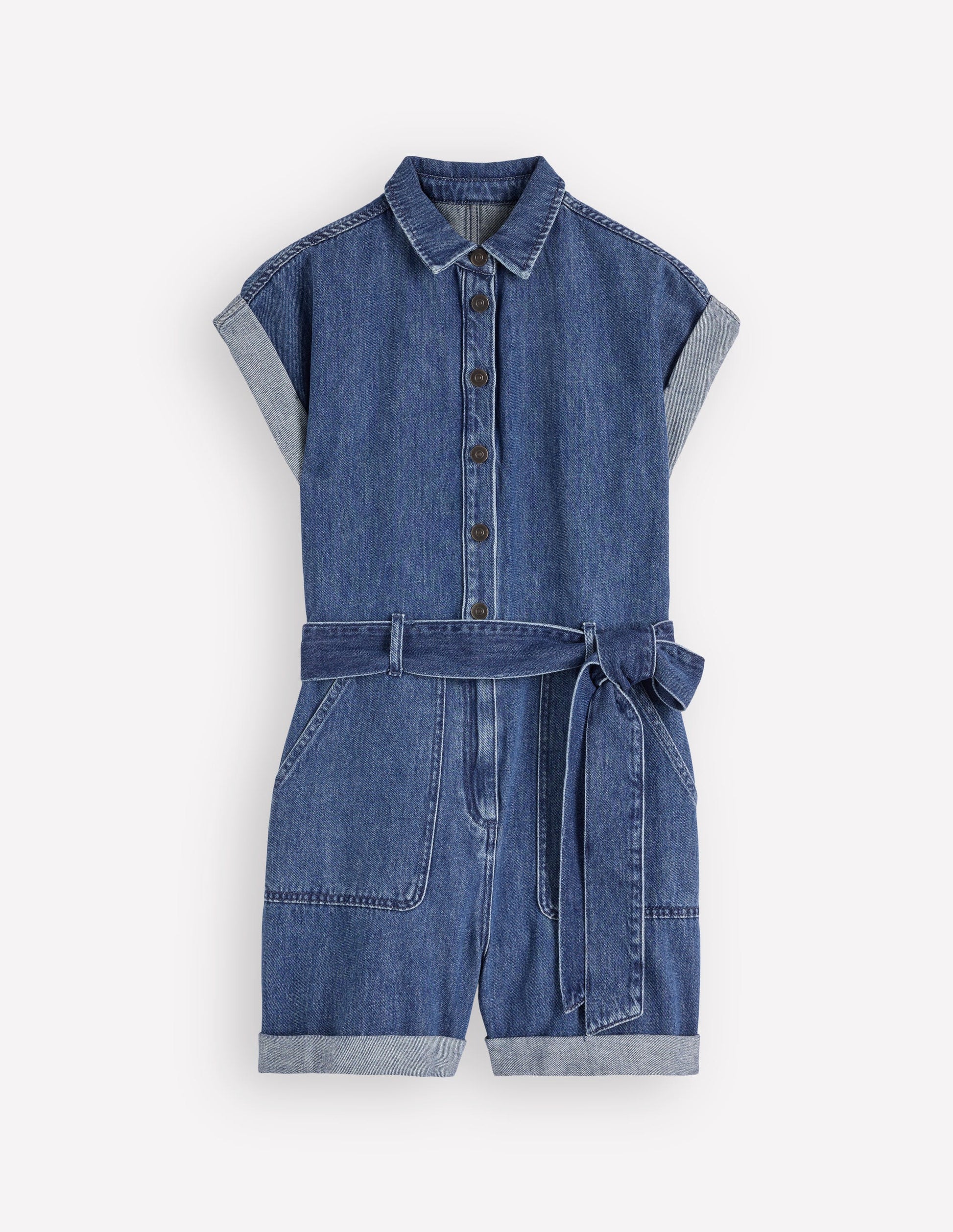 Kay Denim Playsuit-Denim-6