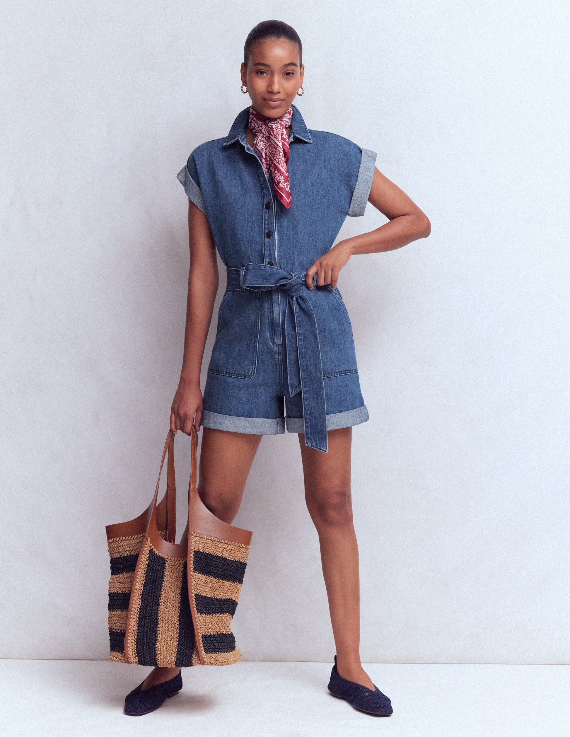 Kay Denim Playsuit-Denim-5