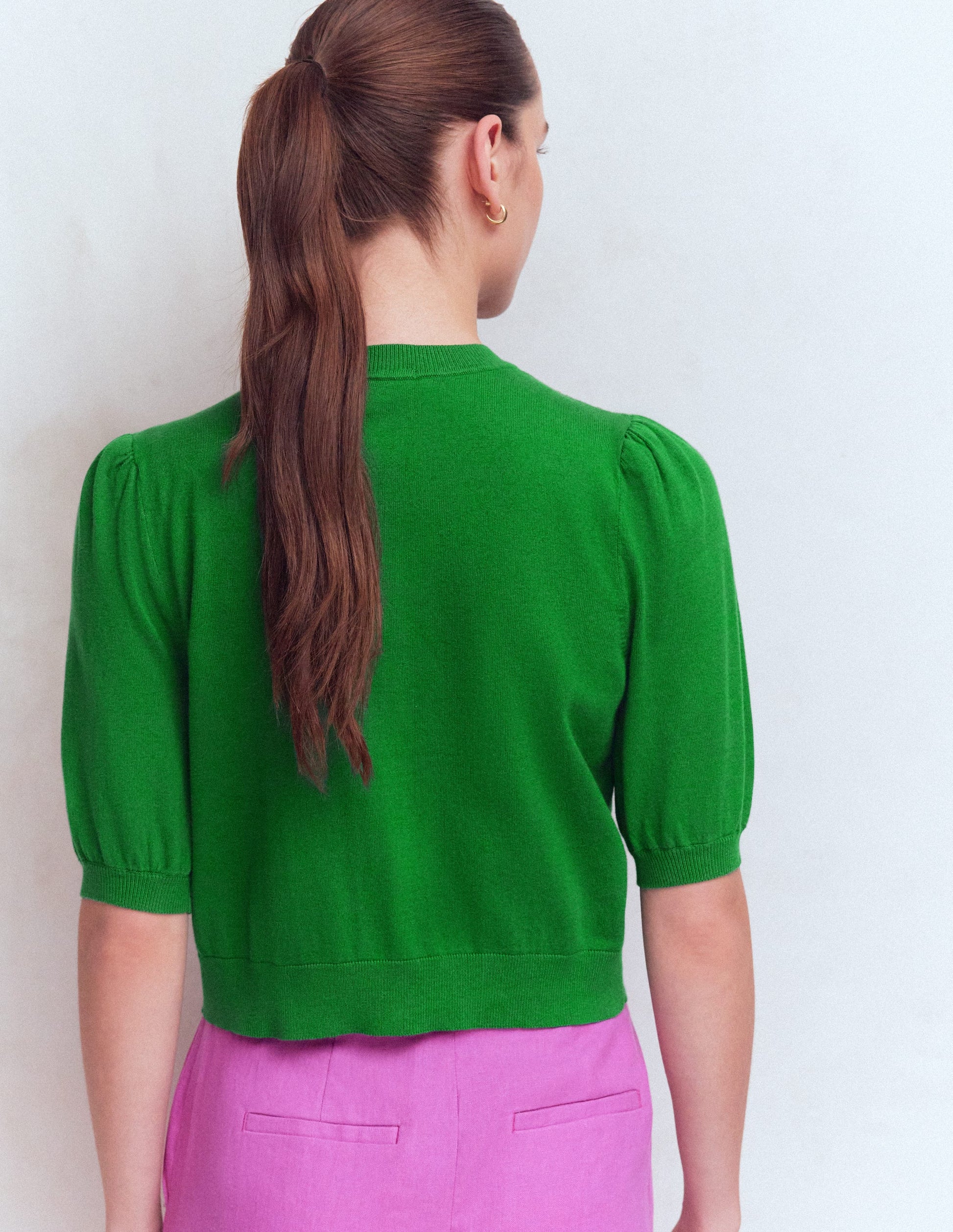 Nadia Embellished Cardigan-Green-3