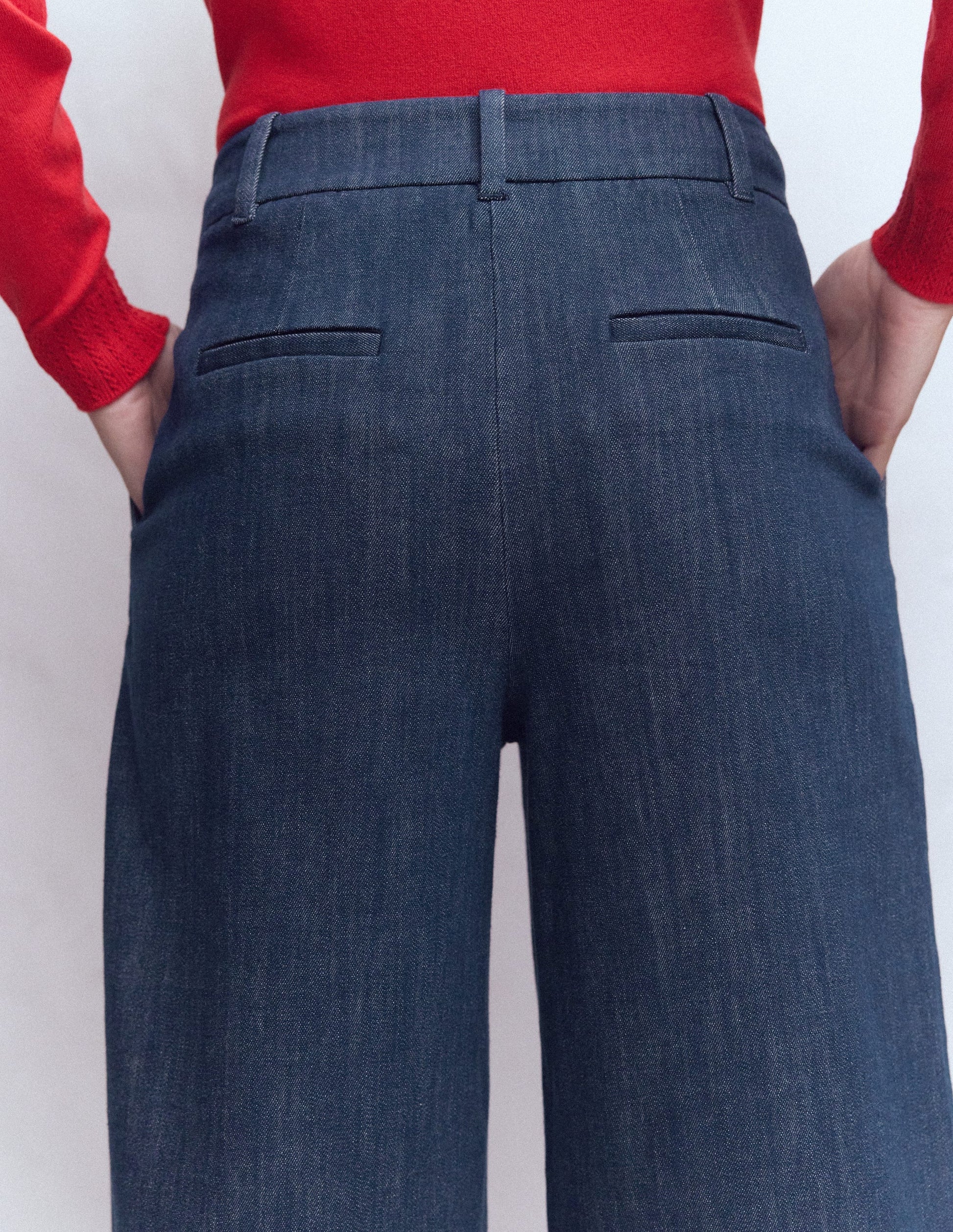 Kensington Twill Trousers-Indigo-3