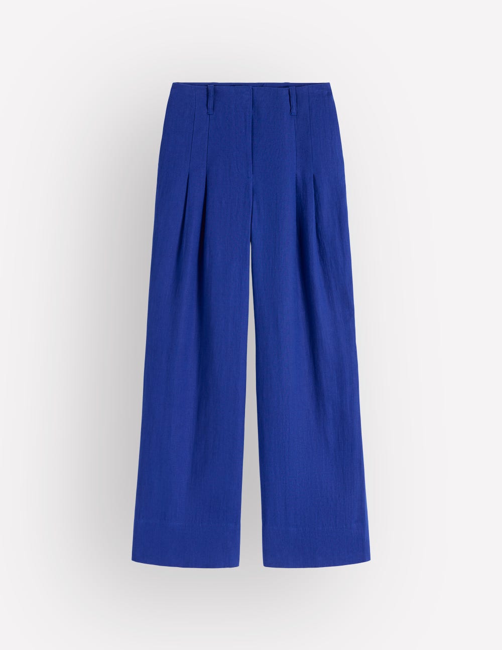 Mayfair Linen Trousers-Bright Blue-7