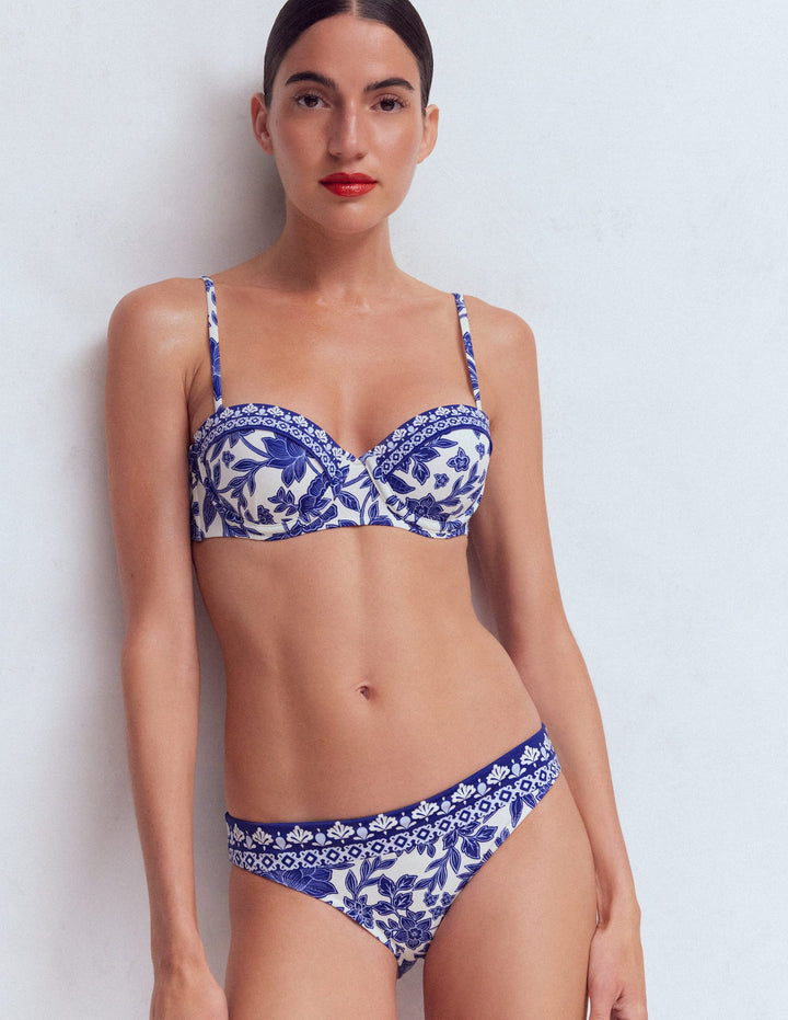 Classic Bikini Bottoms-Mazarine Blue, Tigers Paradise
