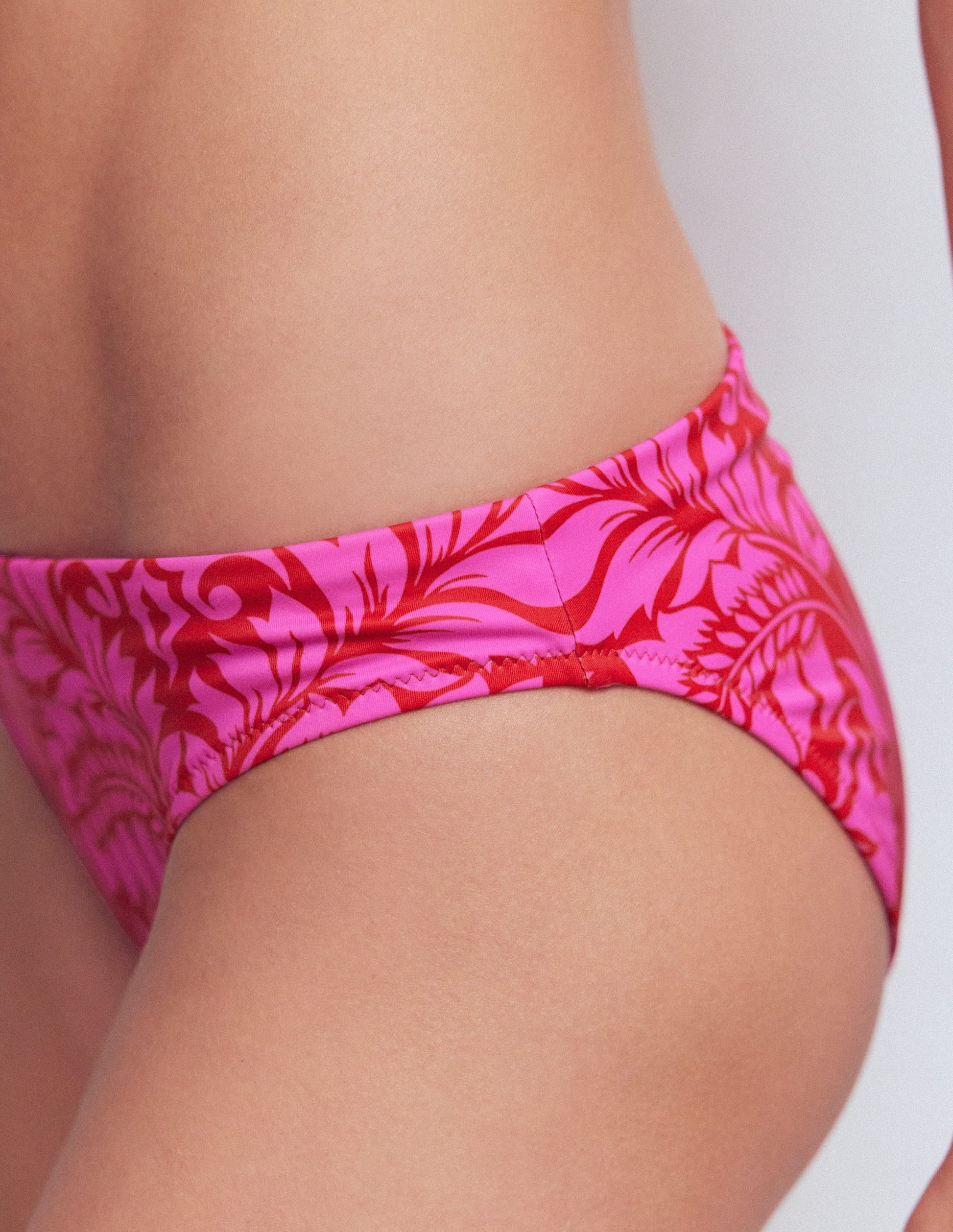 Classic Bikini Bottoms-Salsa, Ornamental Foliage-2