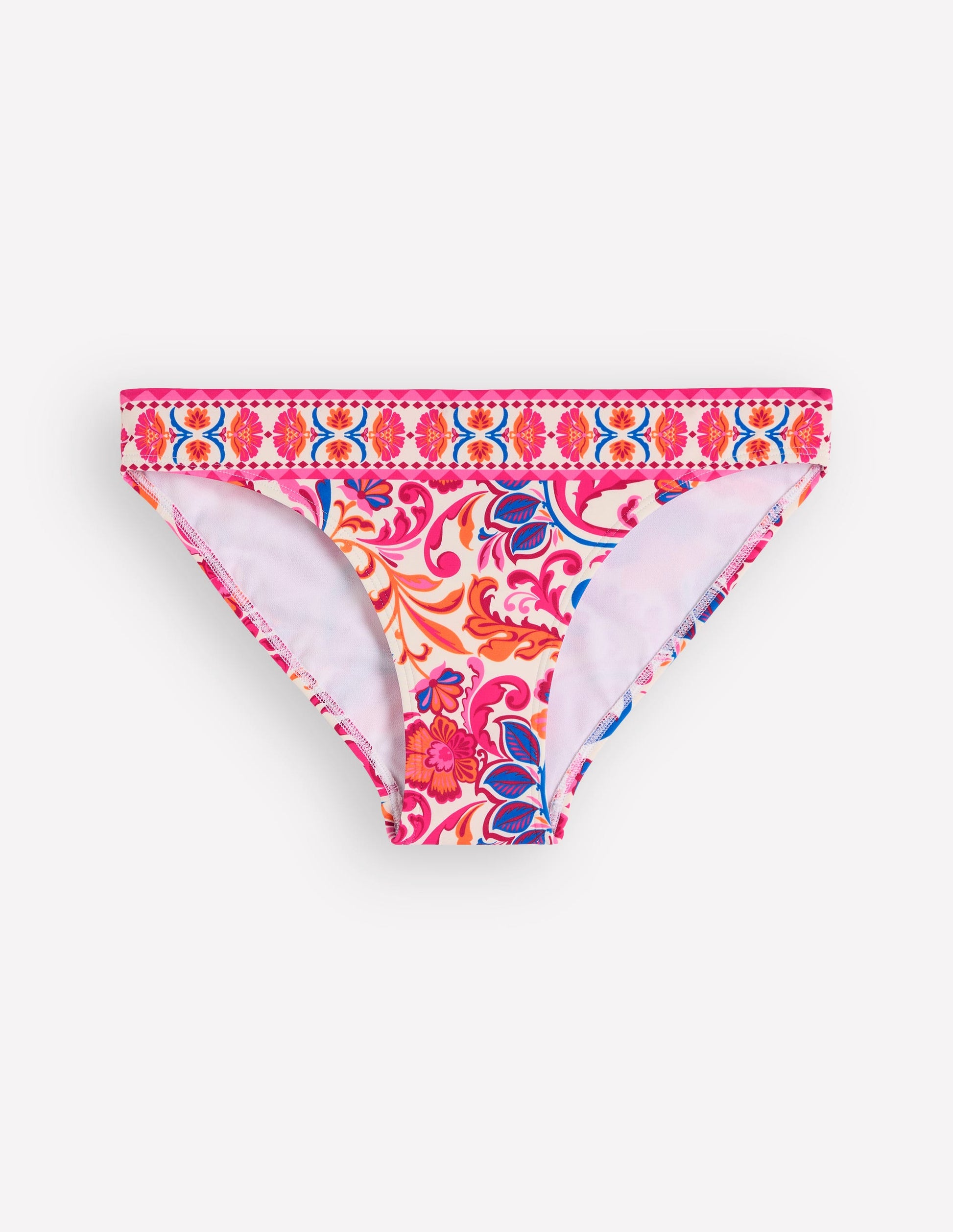 Porto Bikini Bottoms-Pink Power, Flourishing Meadow-6