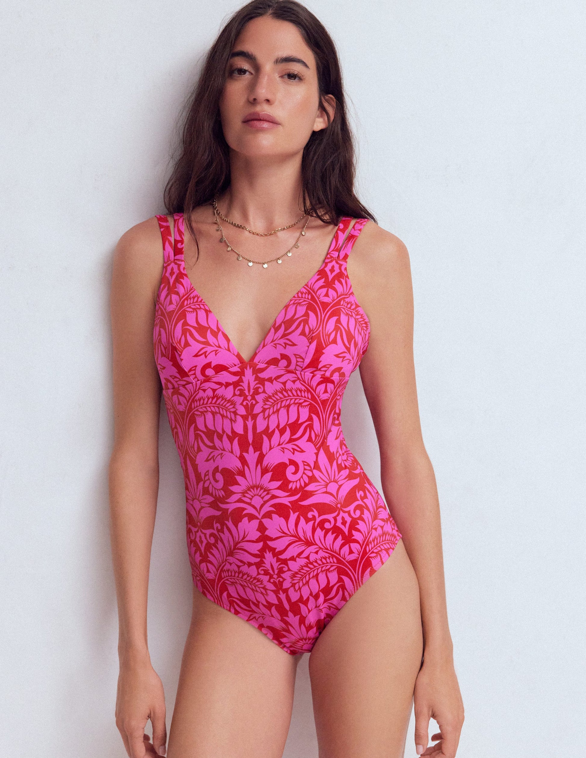 Arles Swimsuit-Salsa, Ornamental Foliage-5