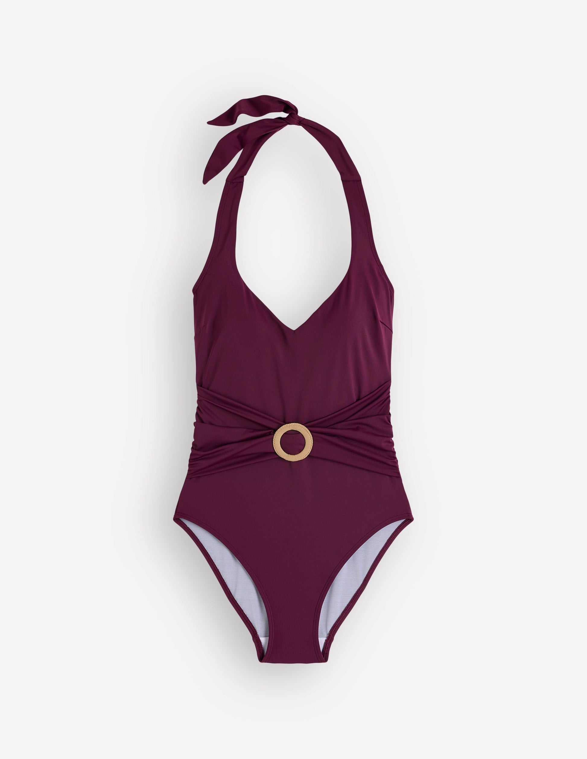 Sorrento Hoop Sash Swimsuit-Chocberry-6