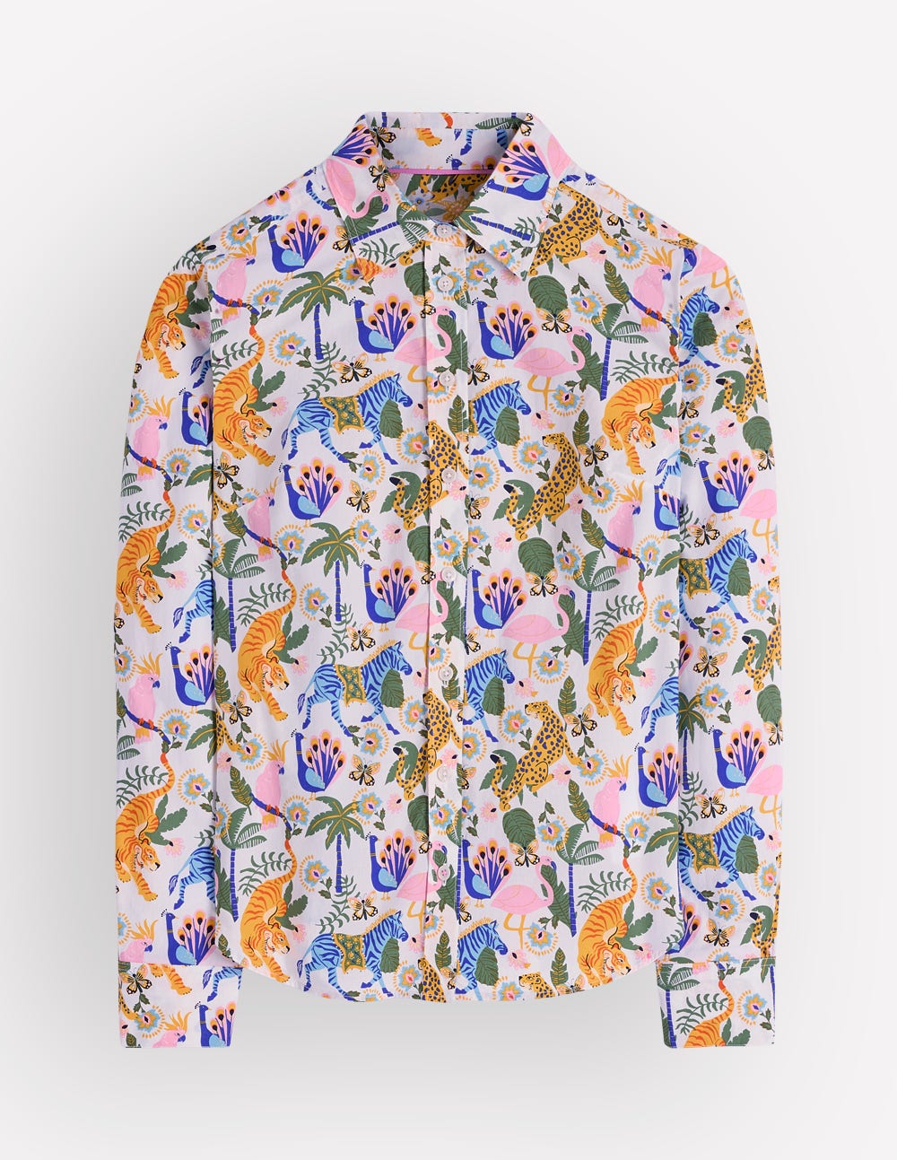 Sienna Cotton Shirt-Multi, Tropical Safari-6
