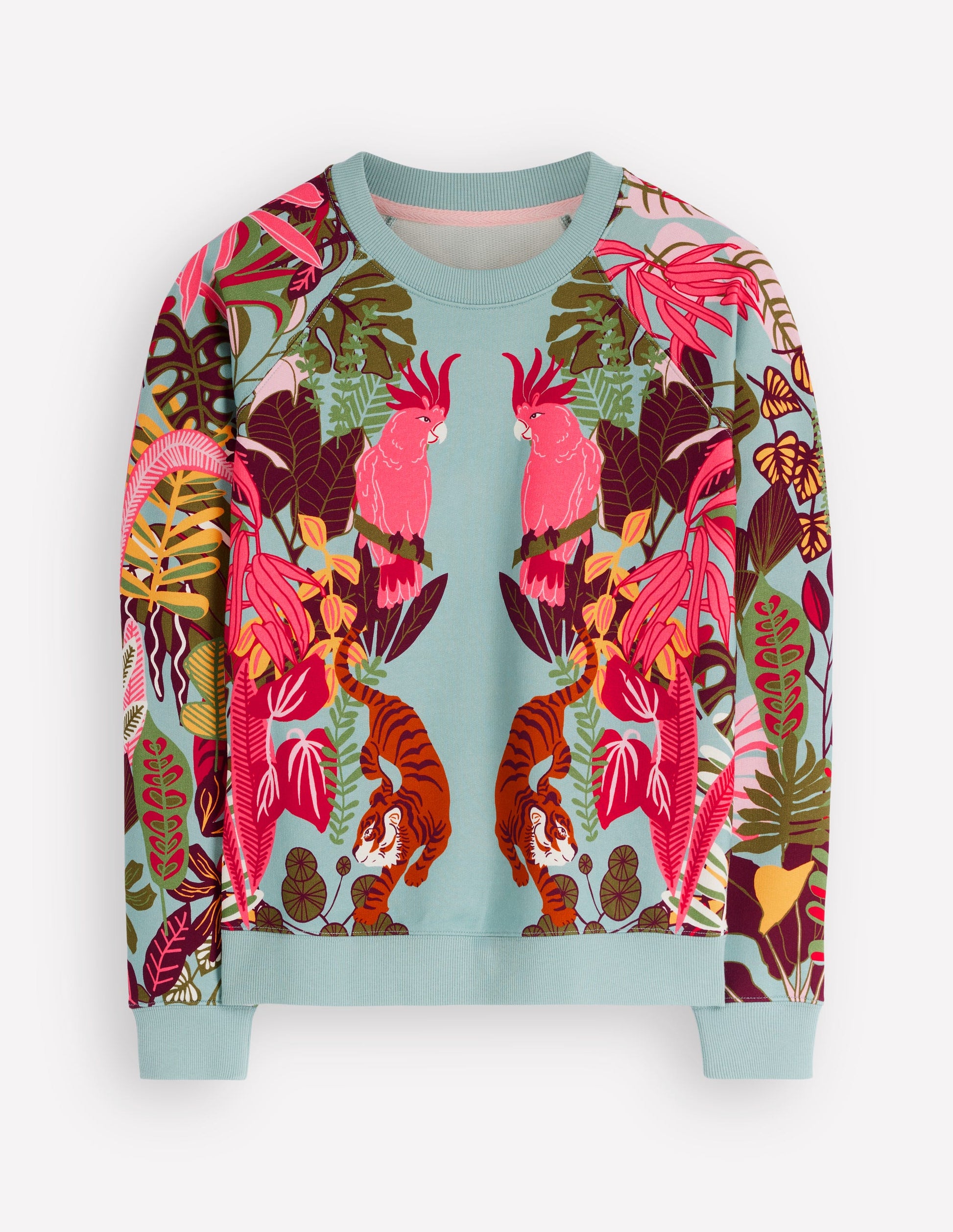 Emi Printed Sweatshirt-Tropical Safari Placement-6