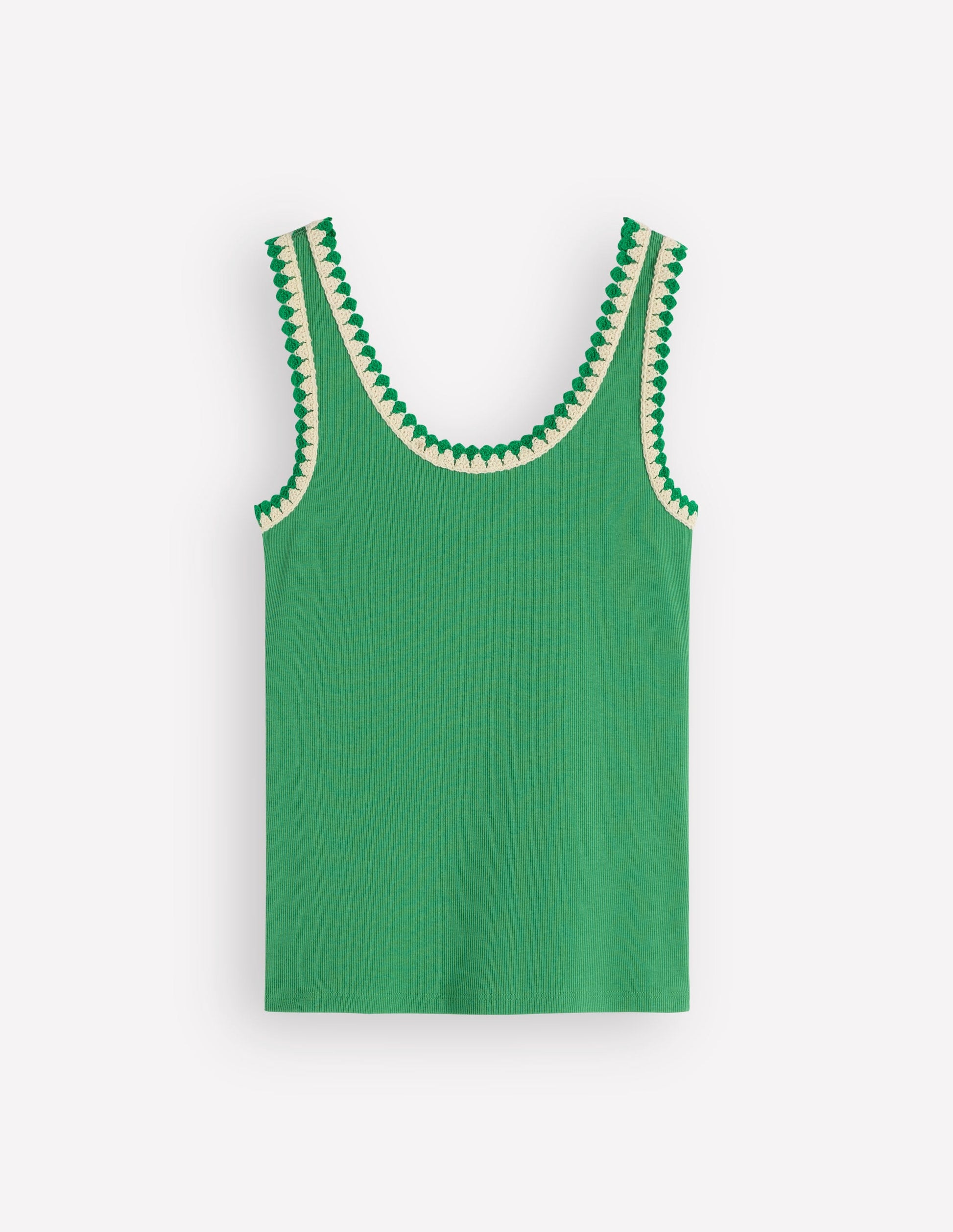 Maddie Trim Detail Vest-Shamrock Green-6
