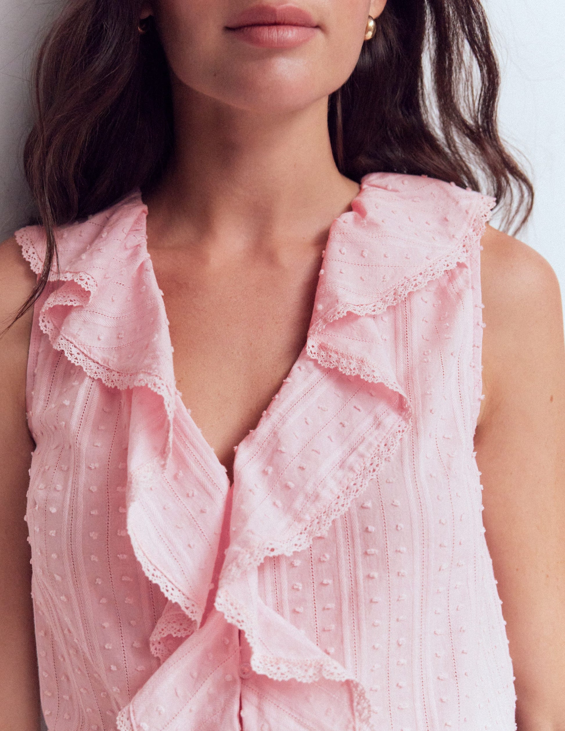 Eliza Sleeveless Top-French Pink-3