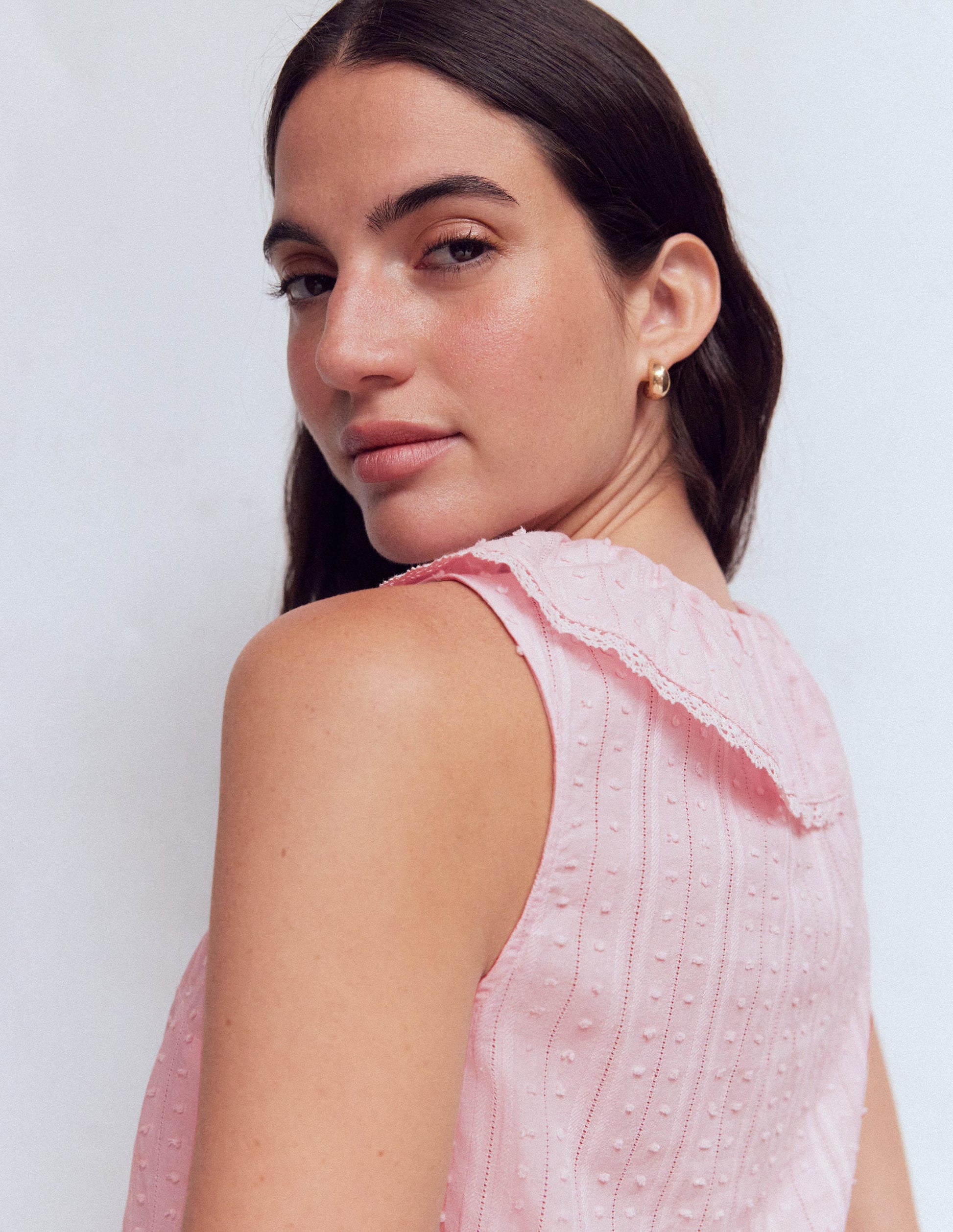 Eliza Sleeveless Top-French Pink-6