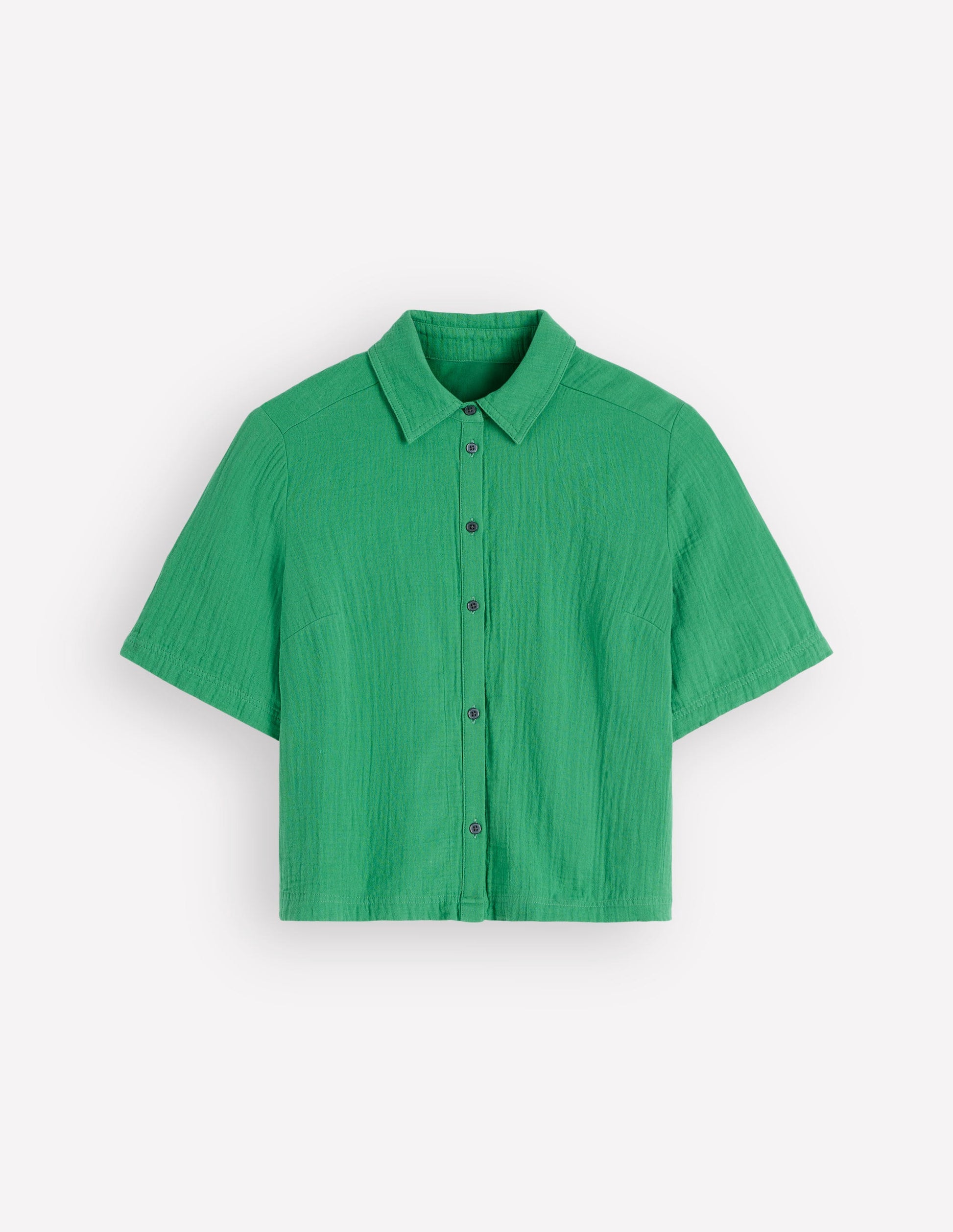 Double Cloth Shirt-Leprechaun Green-6