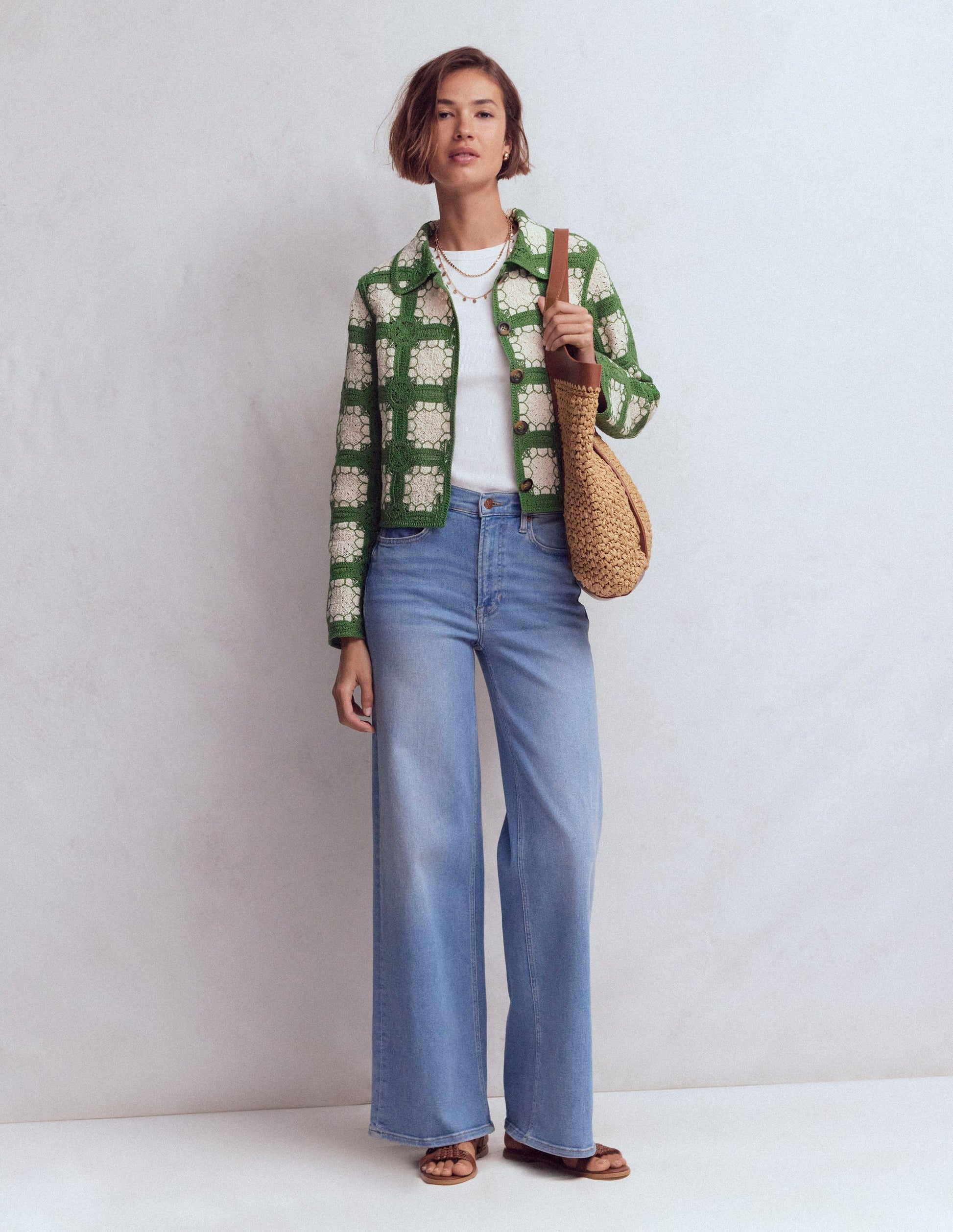 Crochet Jacket-Multi-8