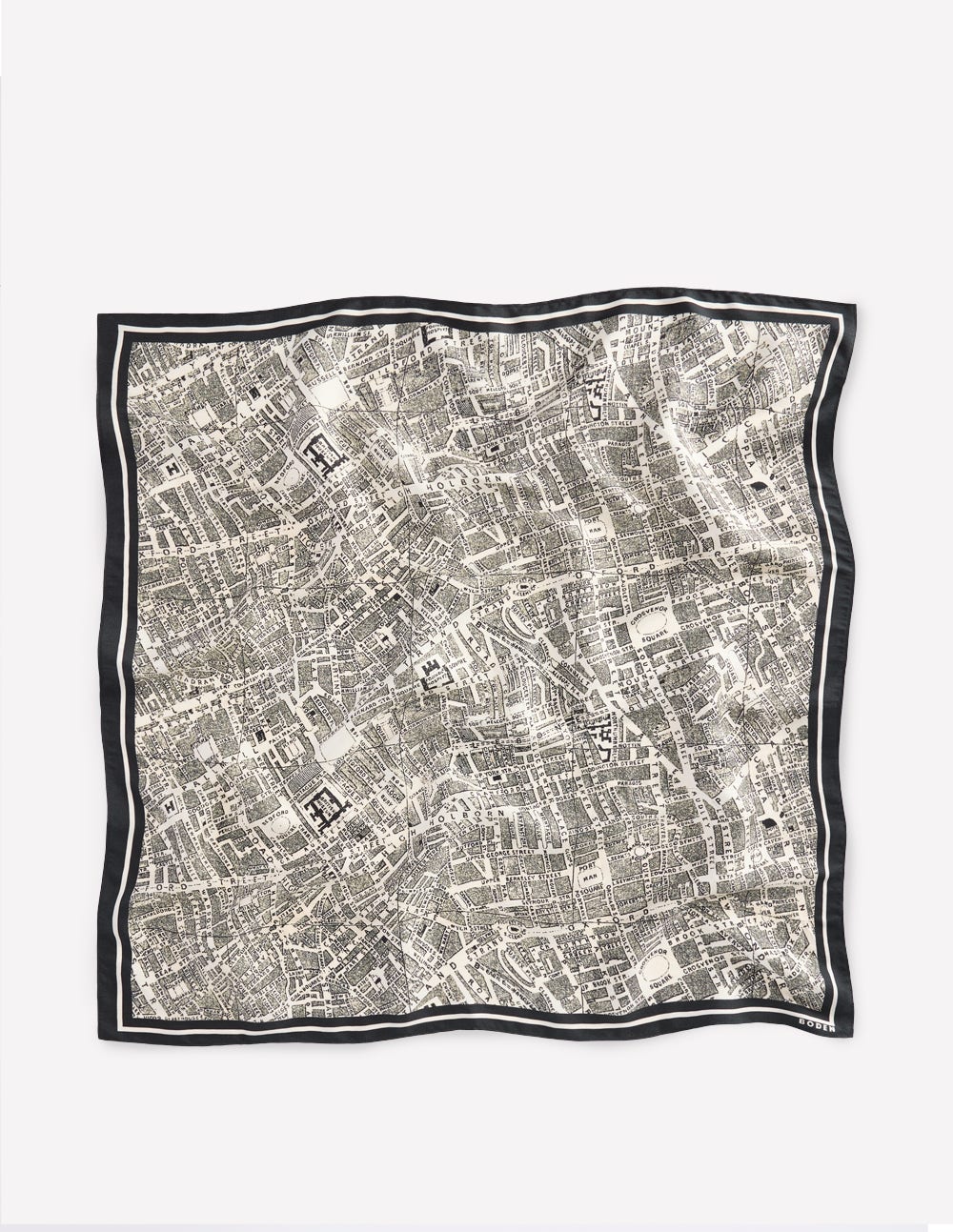 Elisabeth Silk Square Scarf-Map Of London-4
