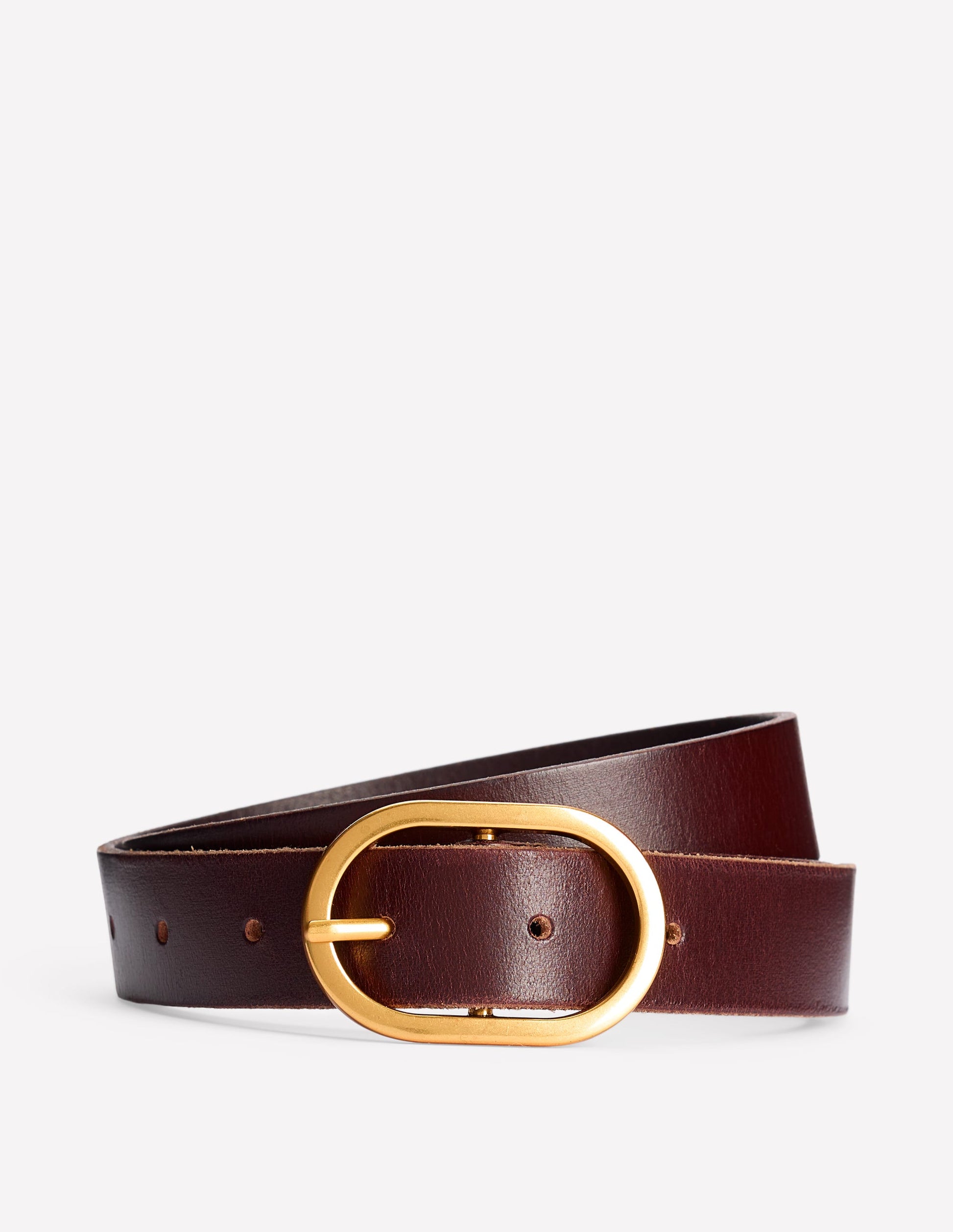 Classic Leather Belt-Bitter Choc-2
