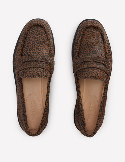 Nya Penny Loafers-Mini Leopard-7