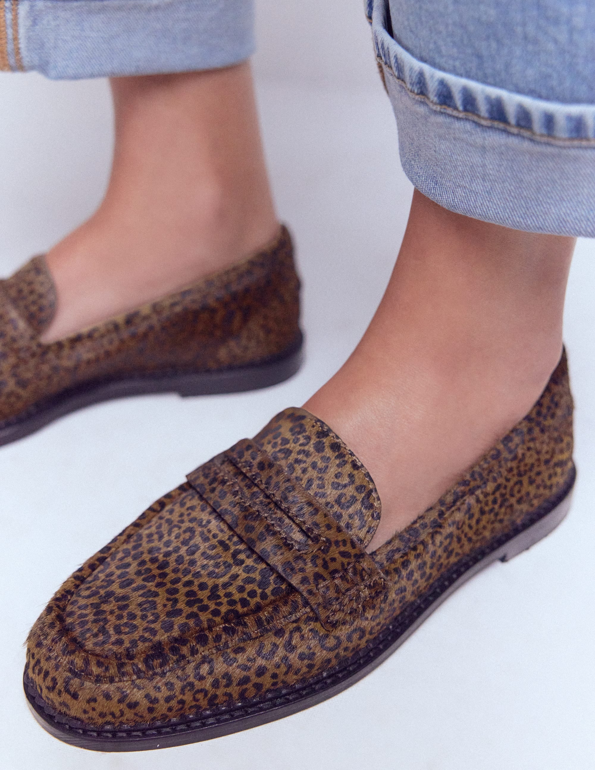 Nya Penny Loafers-Mini Leopard - Image 2