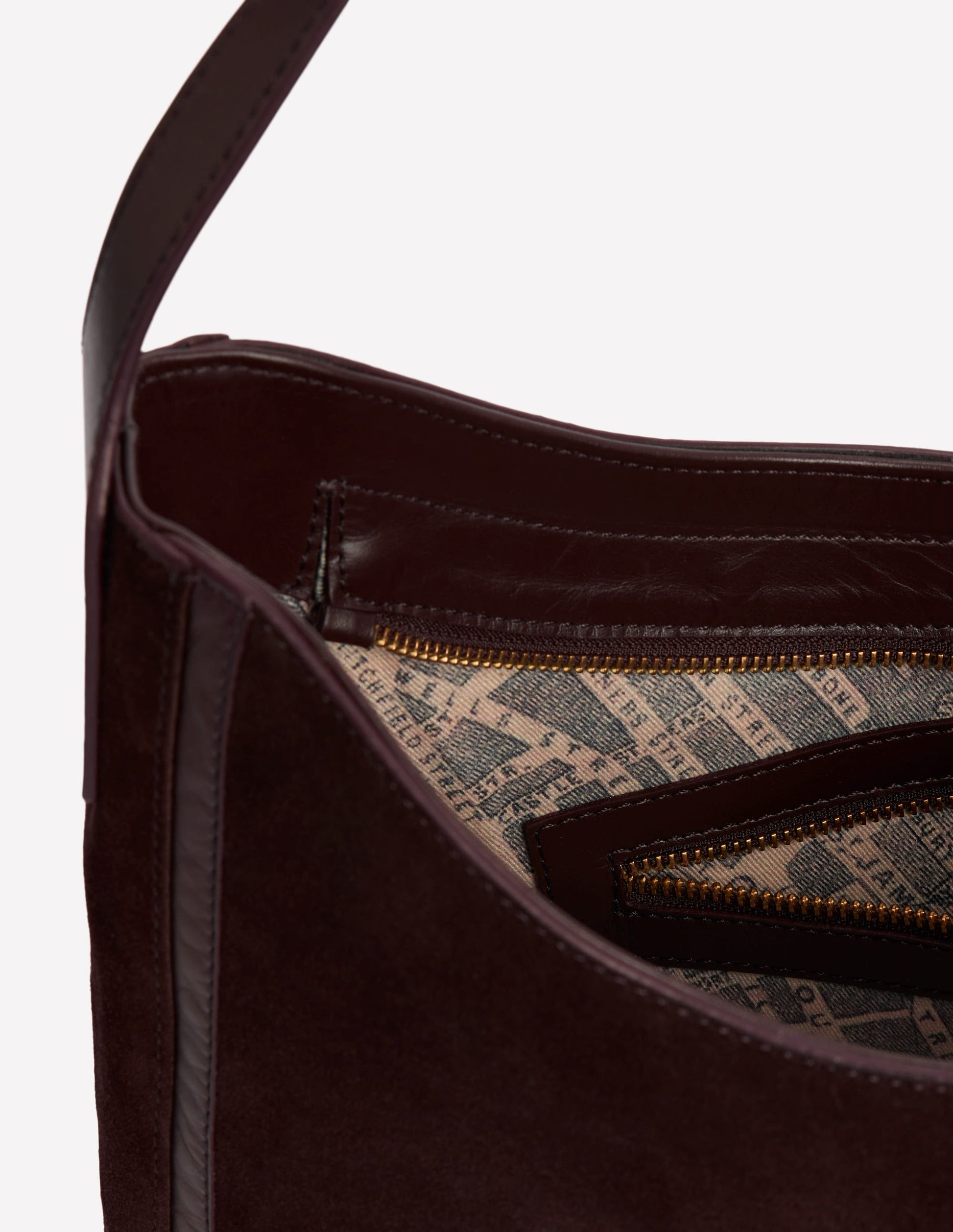 Suede Hobo Bag-Bitter Chocolate-5