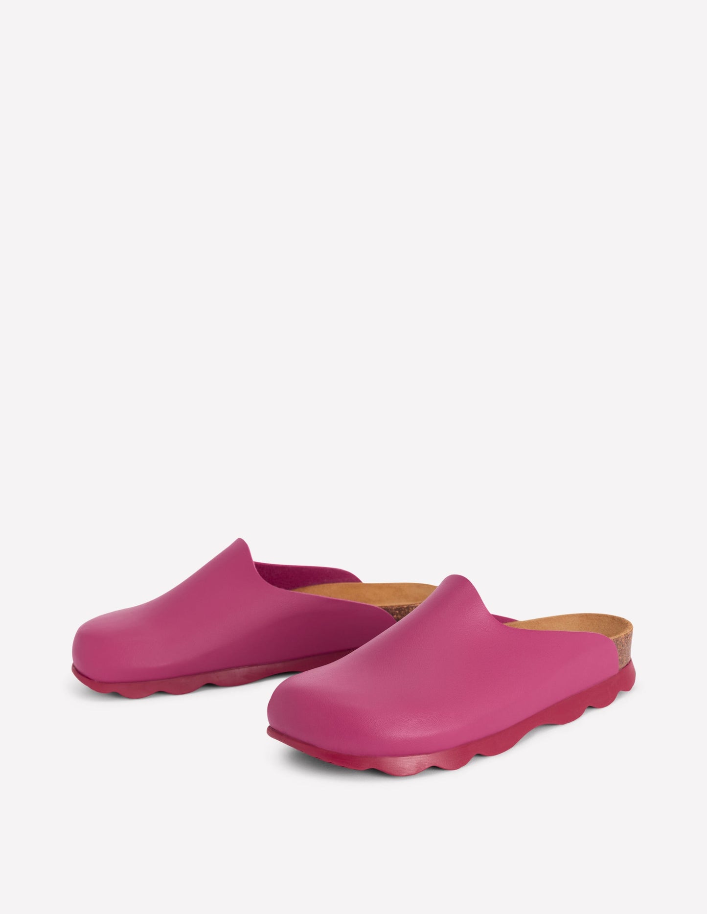 Lyla Colour Block Clogs-Pink/Red