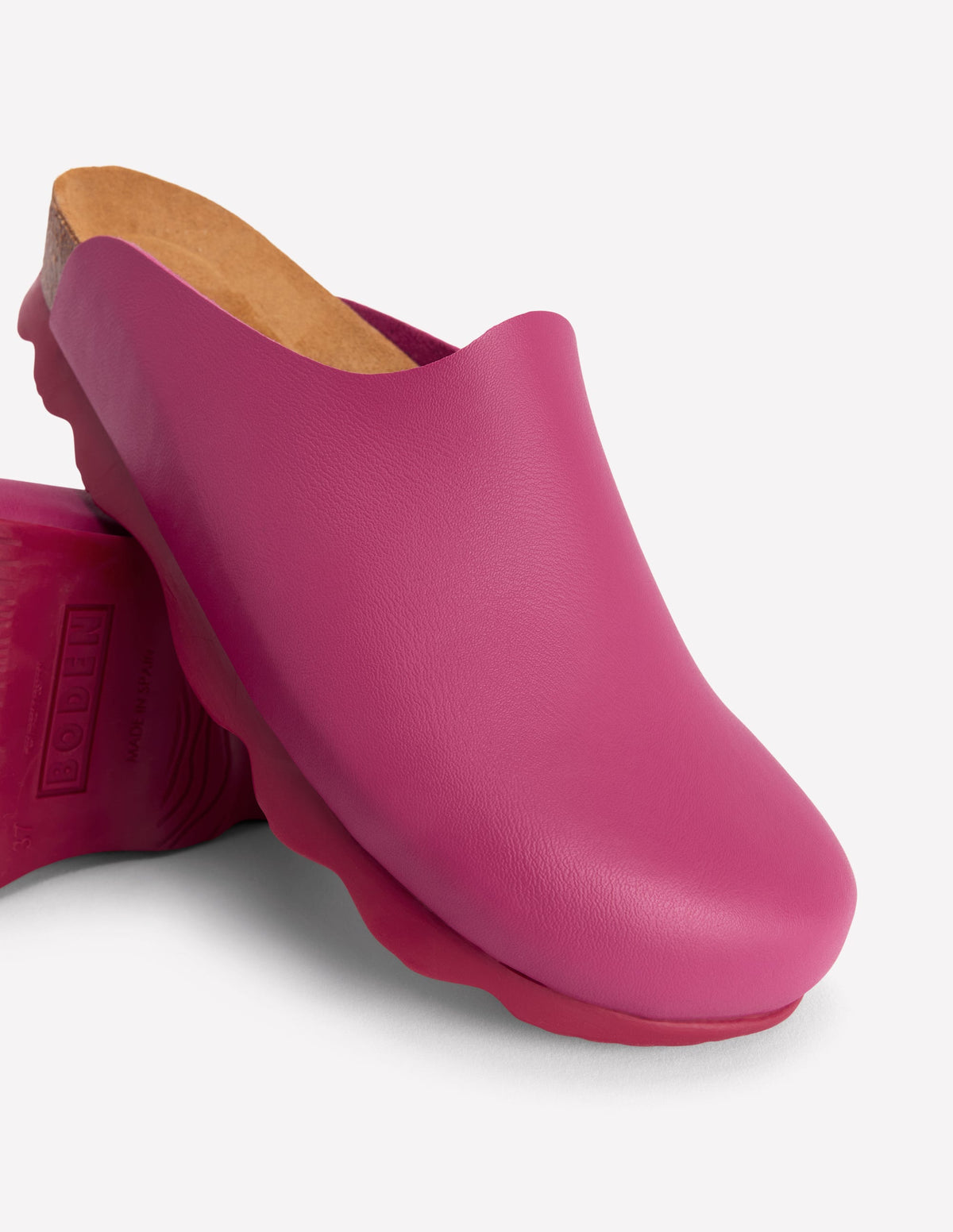 Lyla Colour Block Clogs-Pink/Red - Image 7