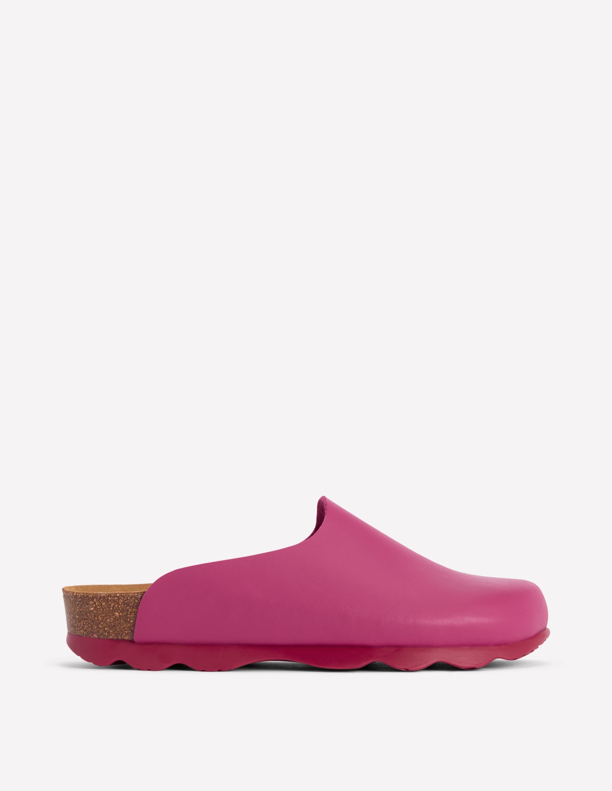 Lyla Colour Block Clogs-Pink/Red - Image 1
