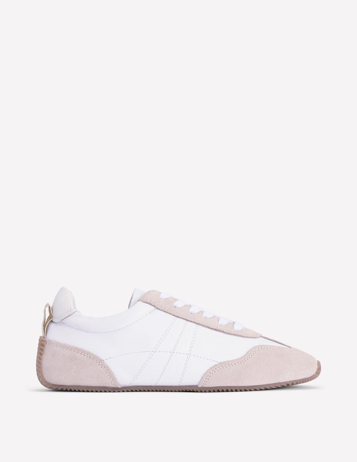 Delphine Slim Sole Trainers-White Mix