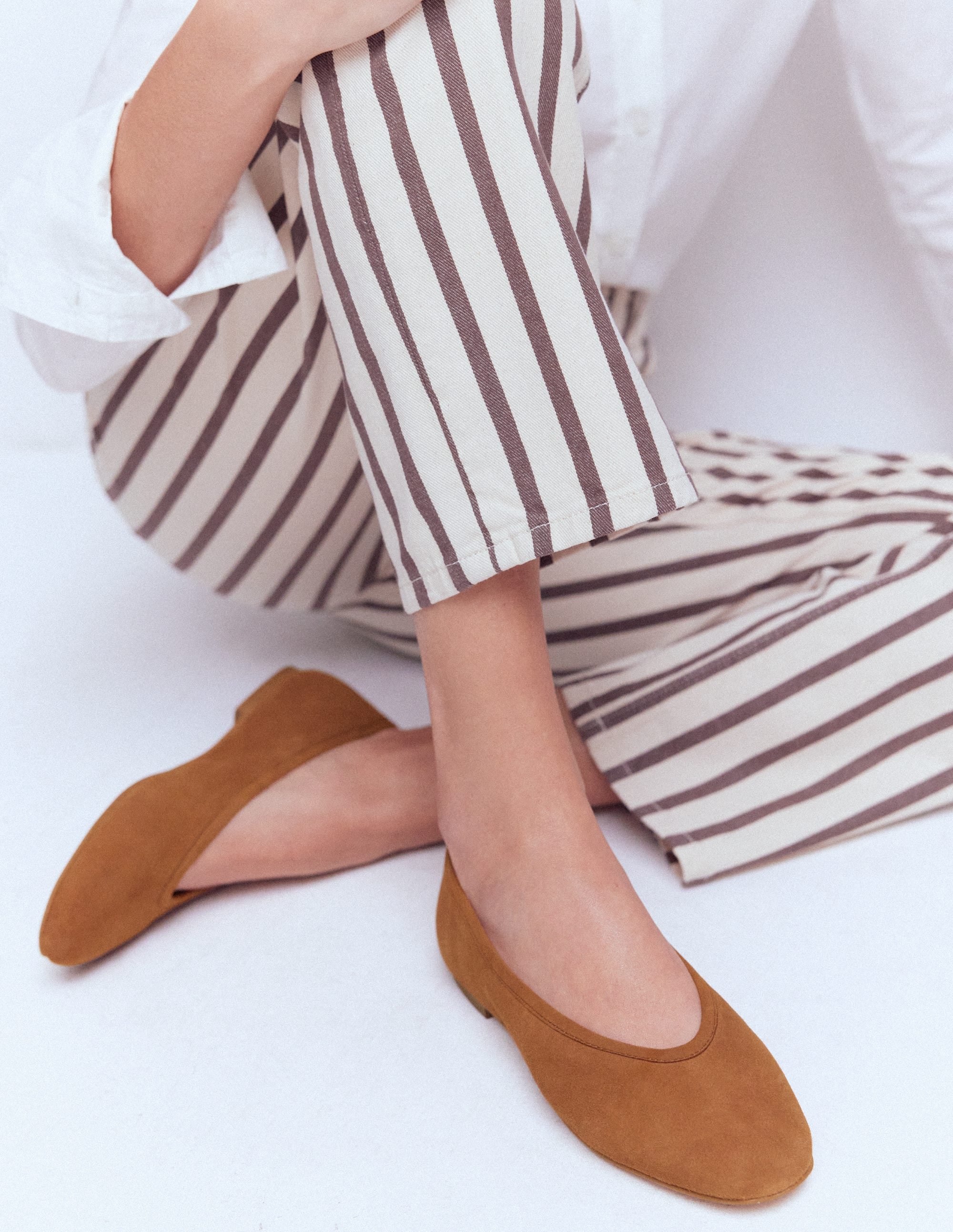 High Cut Ballet Flats-Ginger Snap - Image 2
