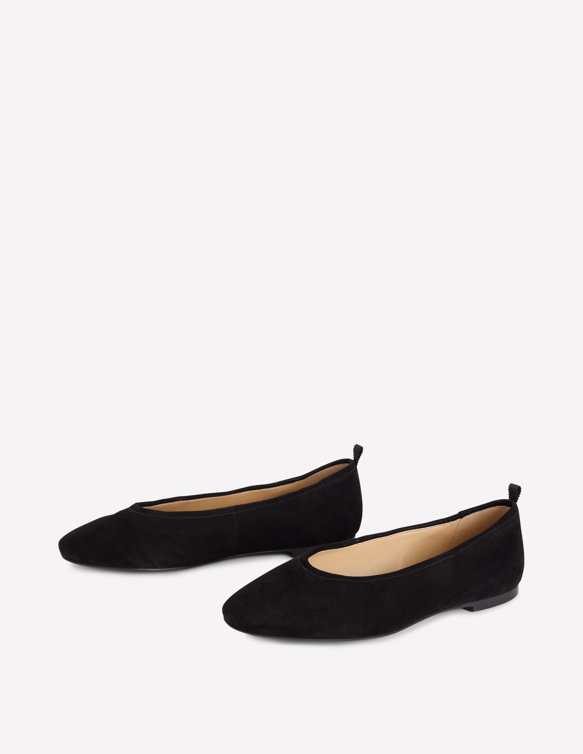 High Cut Ballet Flats-Black - Image 3