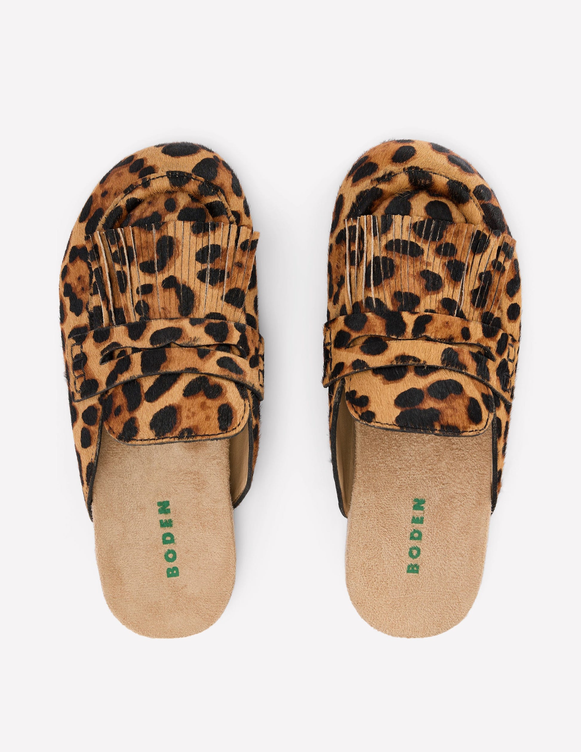 Etta Ghillie Mule Clogs-Classic Leopard-5