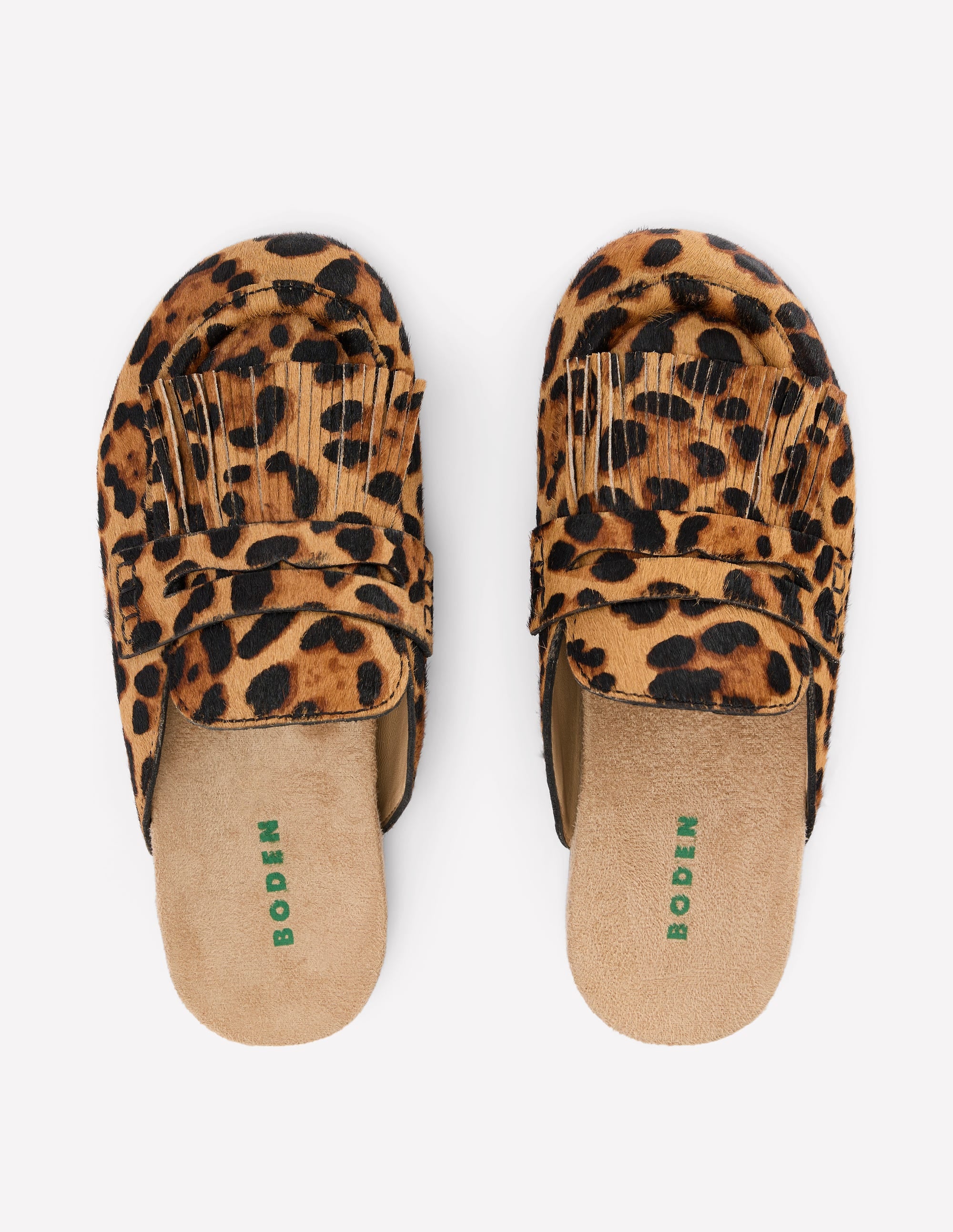 Etta Ghillie Mule Clogs-Classic Leopard - Image 5