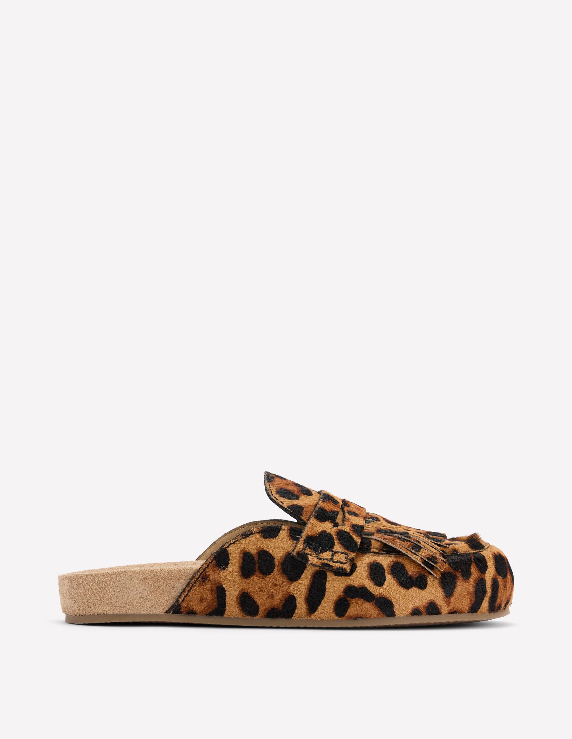 Etta Ghillie Mule Clogs-Classic Leopard-2
