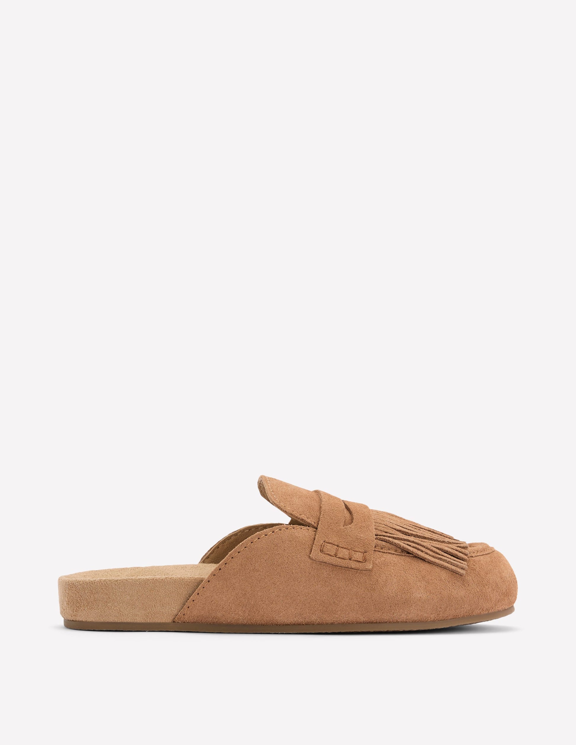 Etta Ghillie Mule Clogs-Tan-1