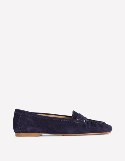 Classic Penny Loafers-Dark Navy-1