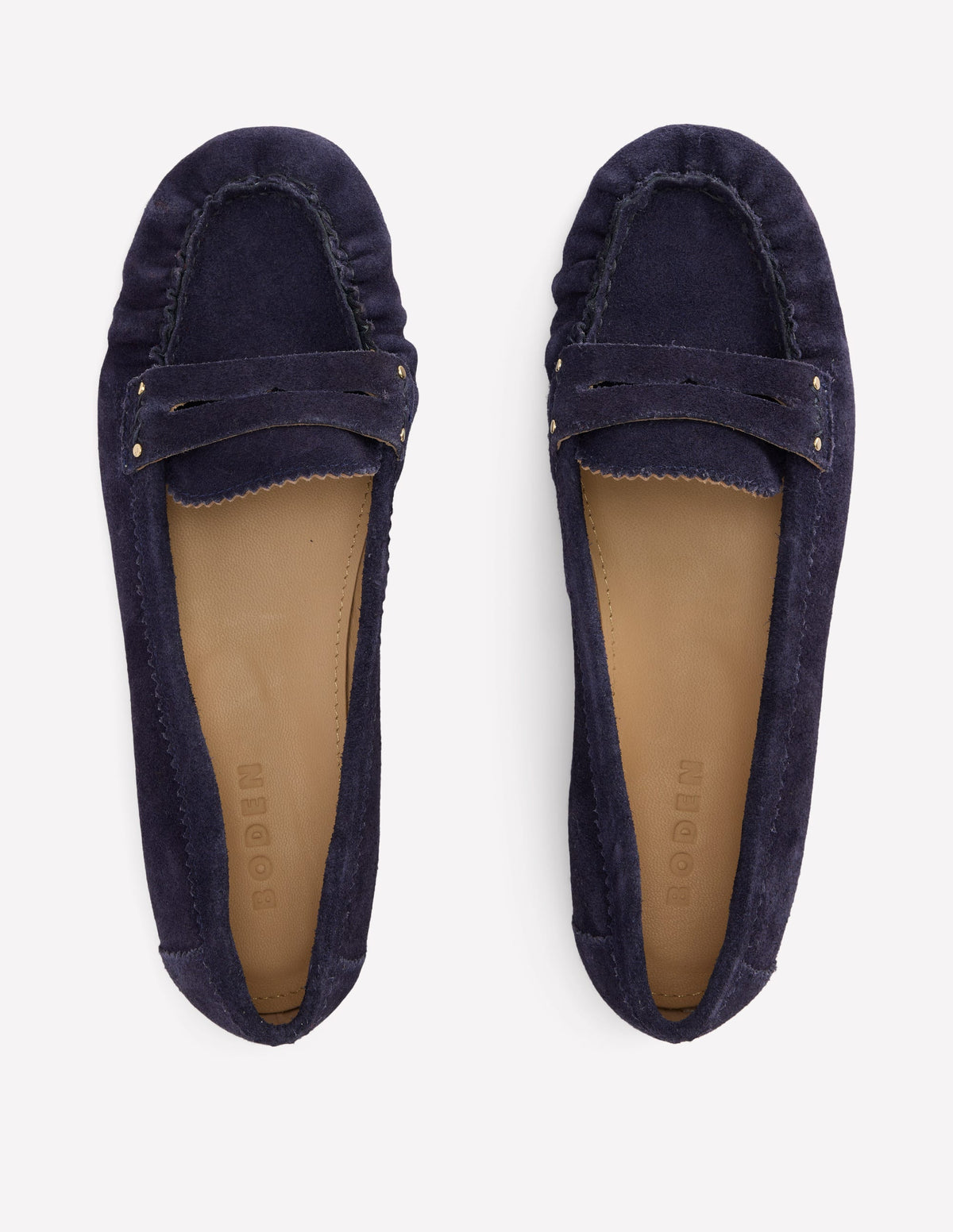 Classic Penny Loafers-Dark Navy - Image 5