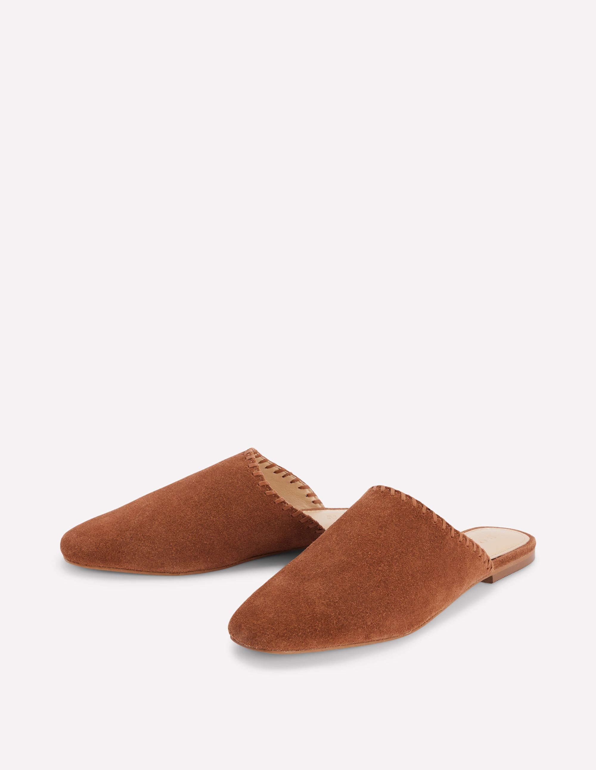 Mule Slipper Loafer-Tan Suede - Image 3