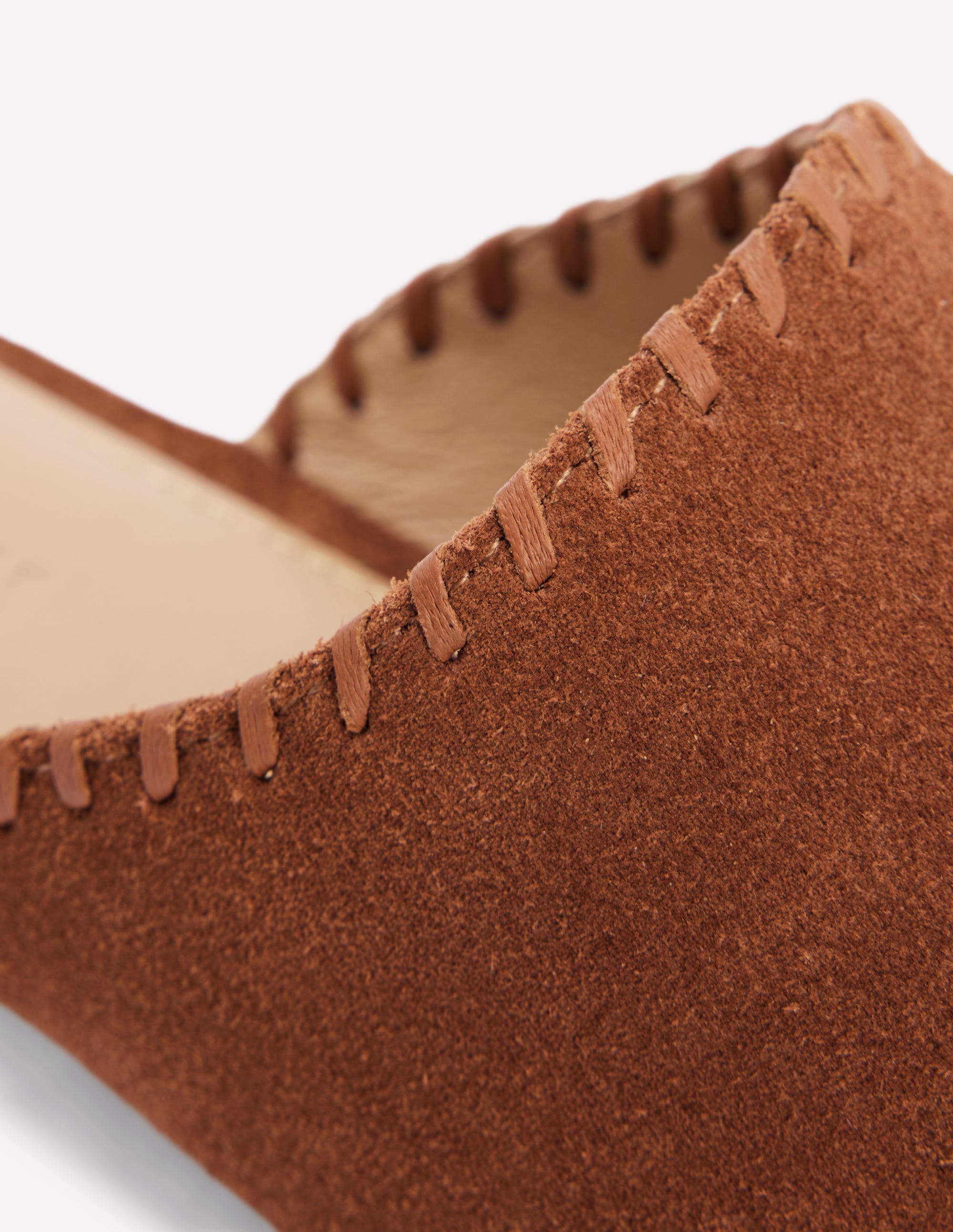 Mule Slipper Loafer-Tan Suede - Image 4