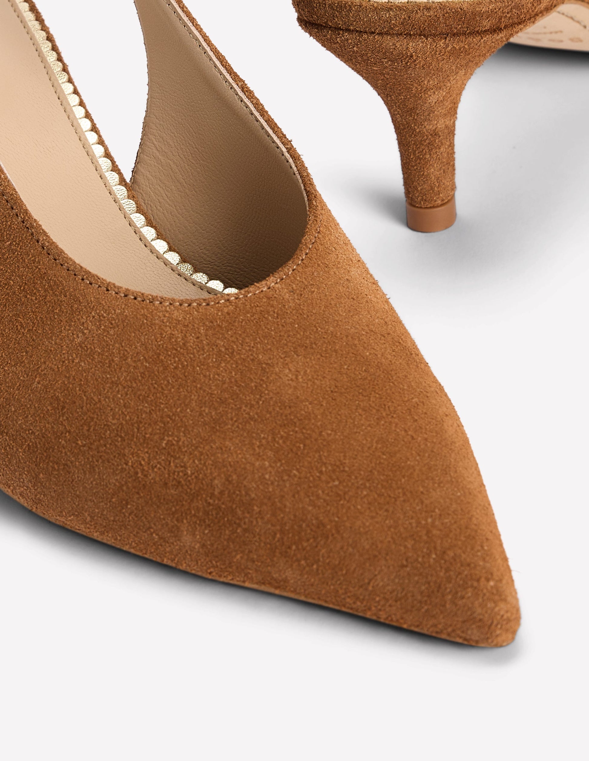 High Cut Slingback Court-Tan-5