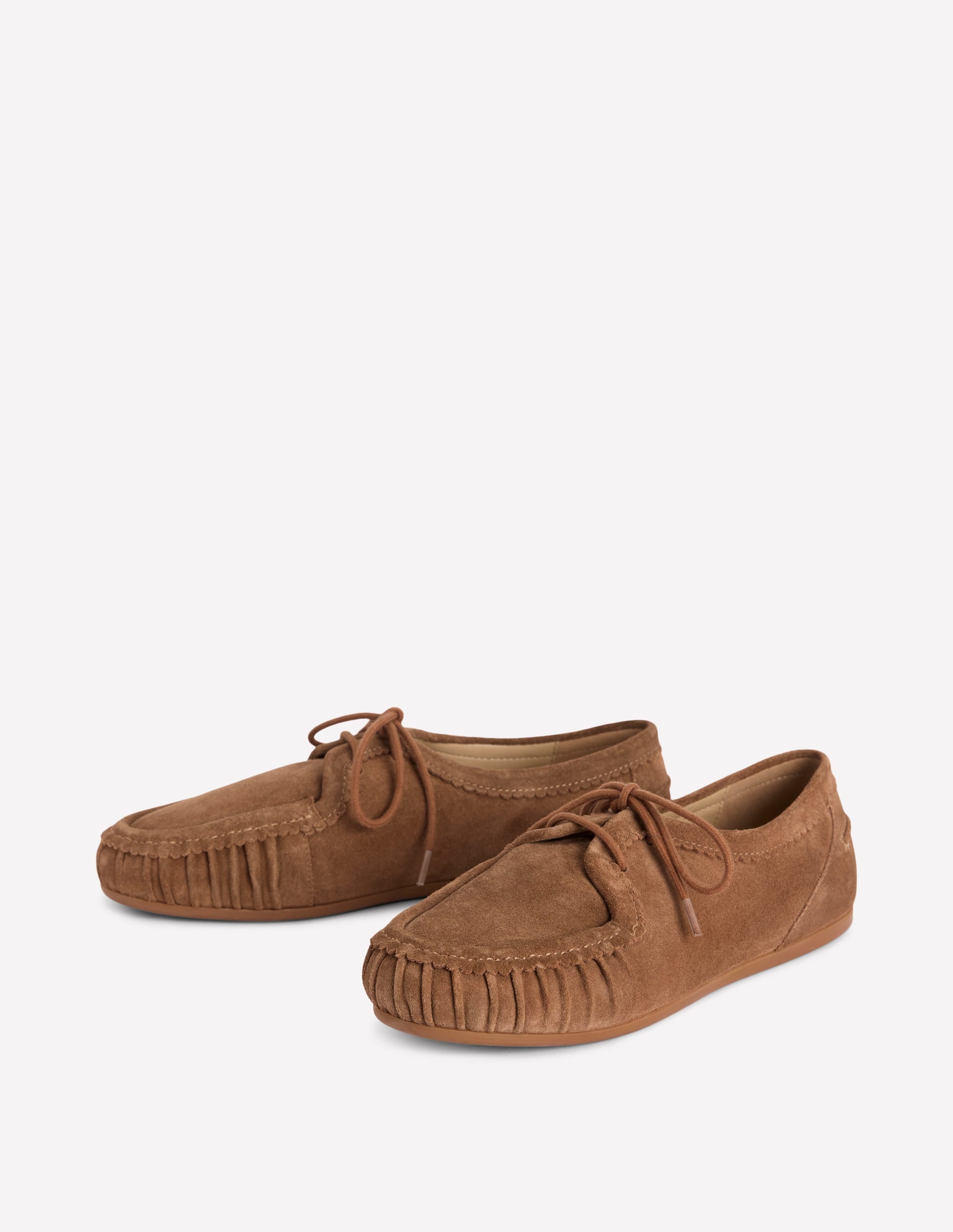 Soft Boat Shoes-Tan - Image 4