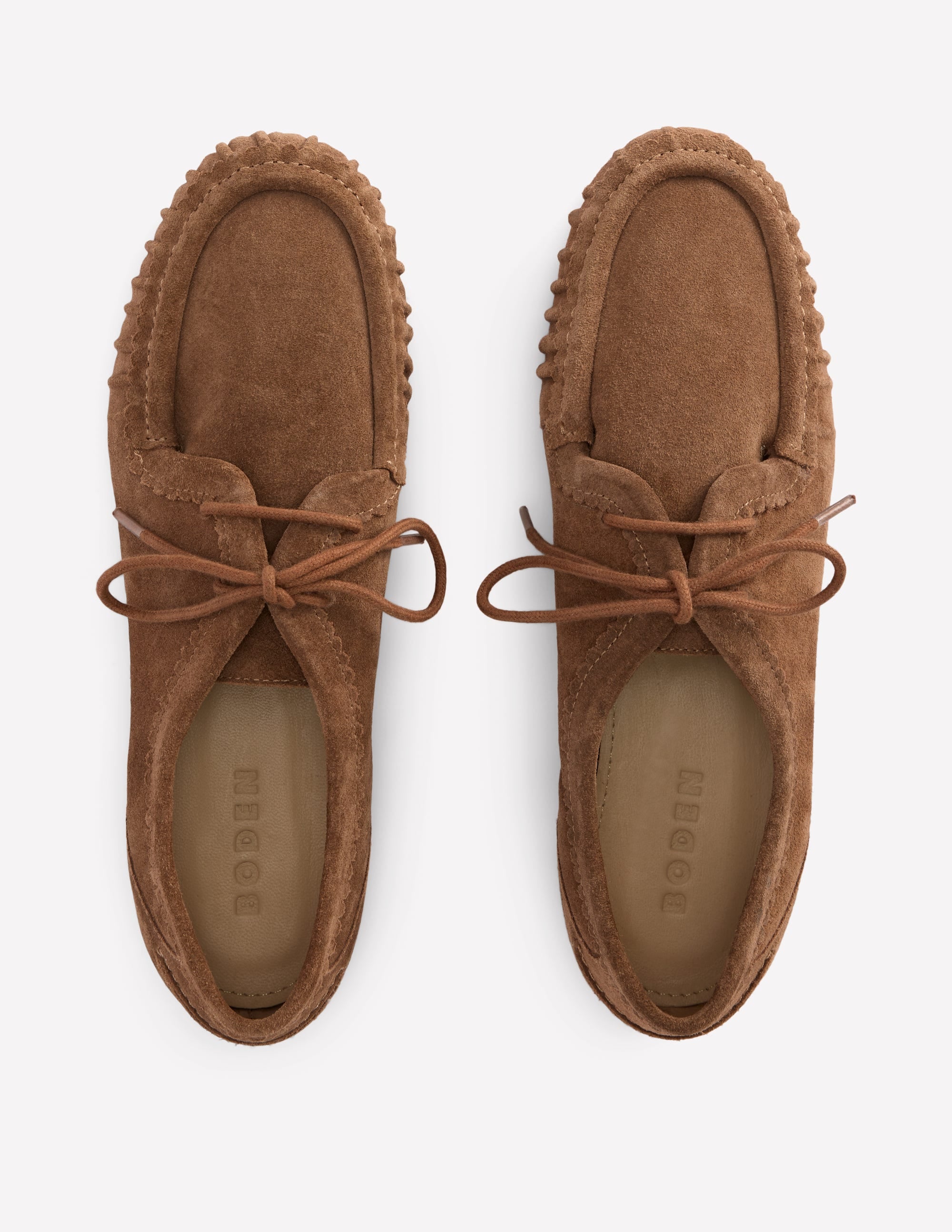 Soft Boat Shoes-Tan - Image 6