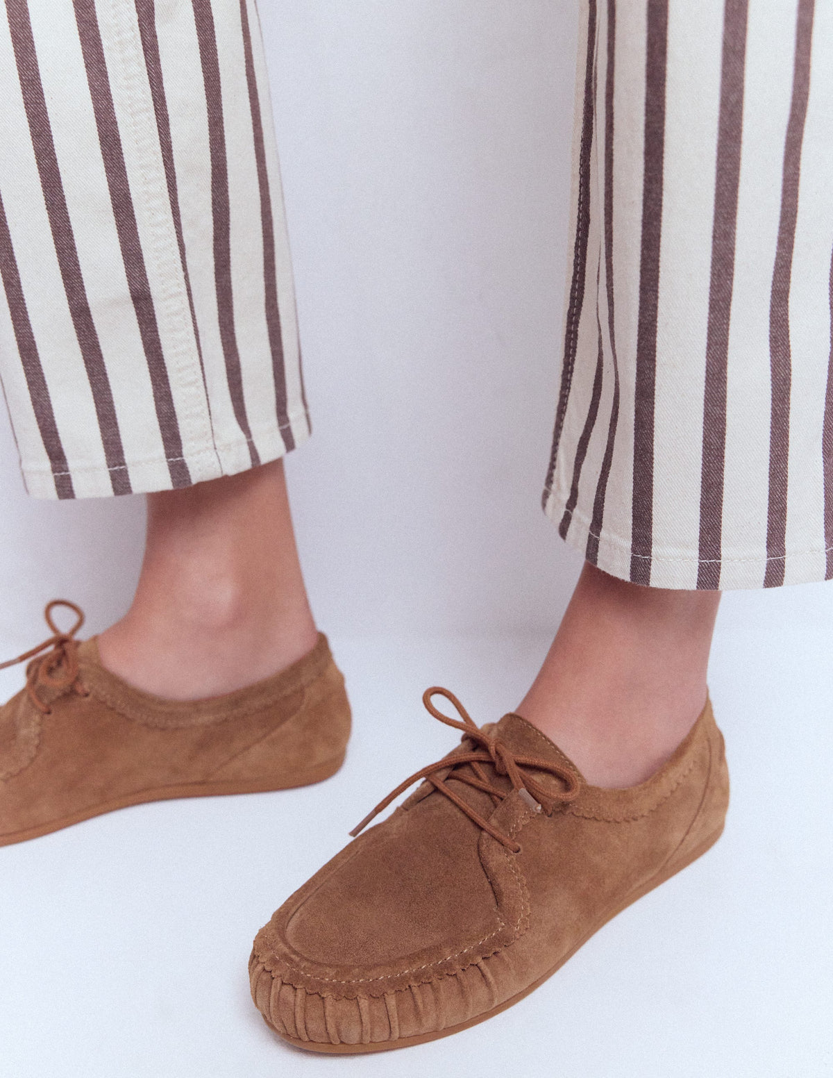 Soft Boat Shoes-Tan - Image 3