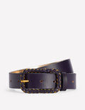 Plait Hardware Belt-Navy