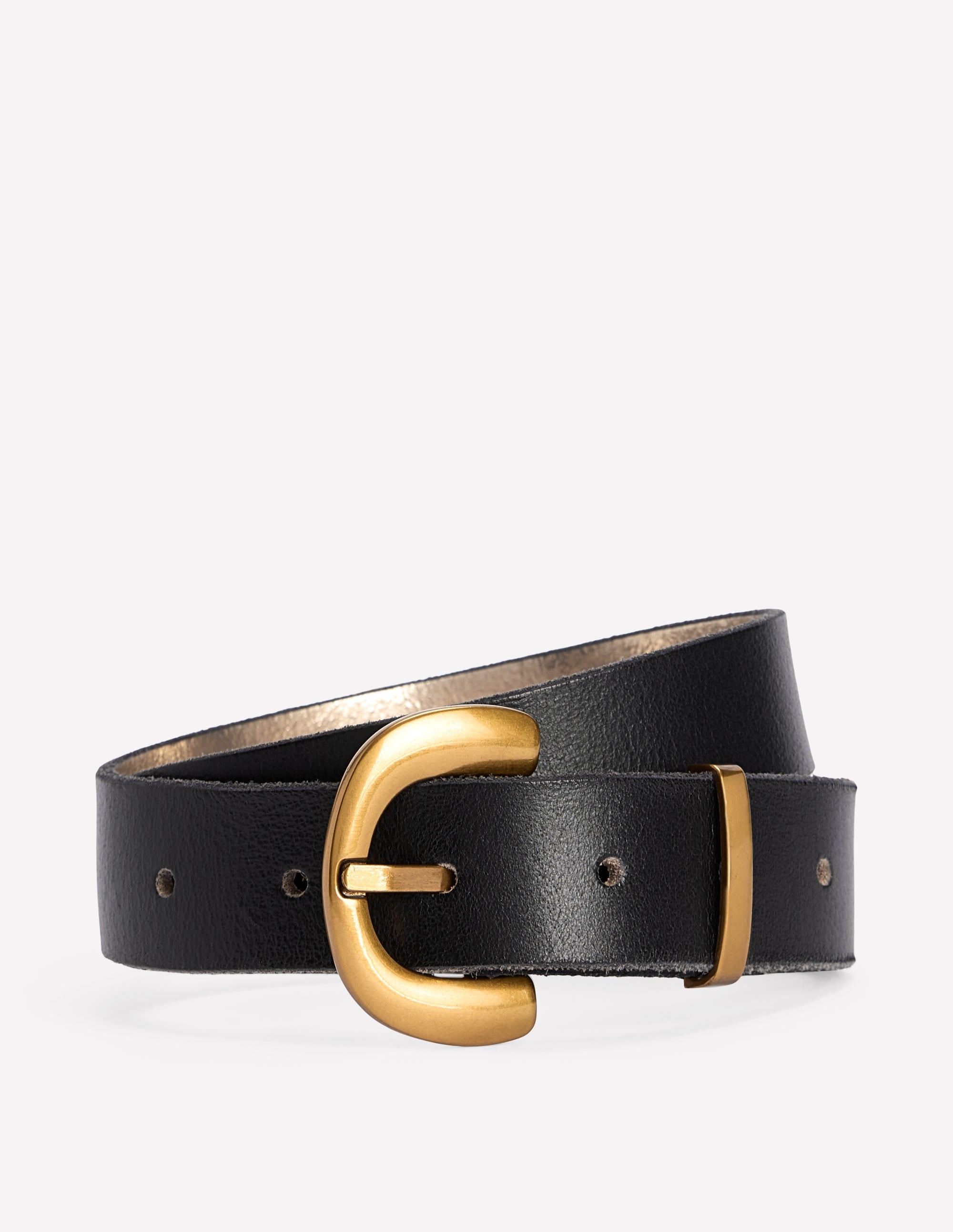 Chunky Buckle Belt-Black | Boden UK