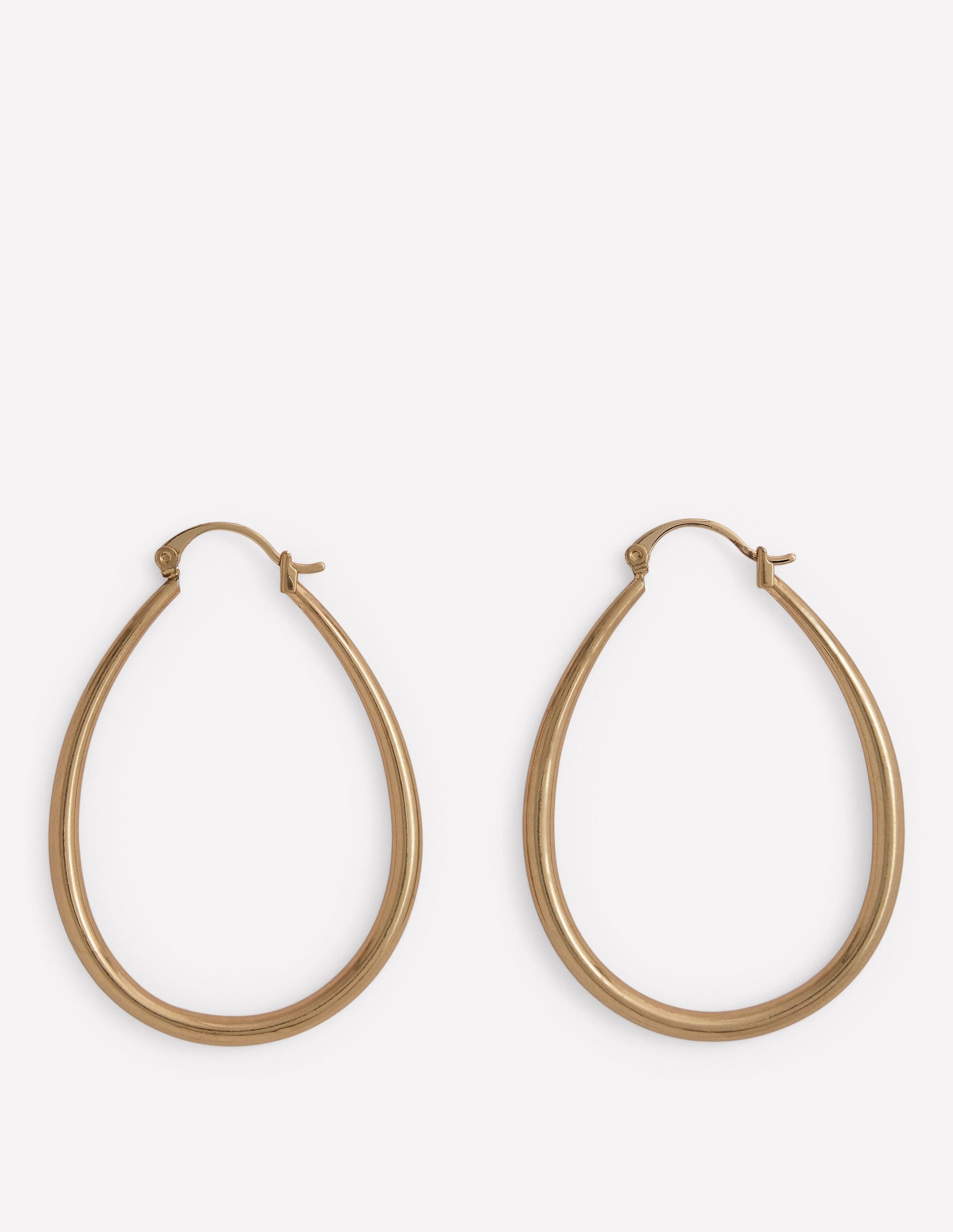 Large Metal Hoops-Gold Colour-1