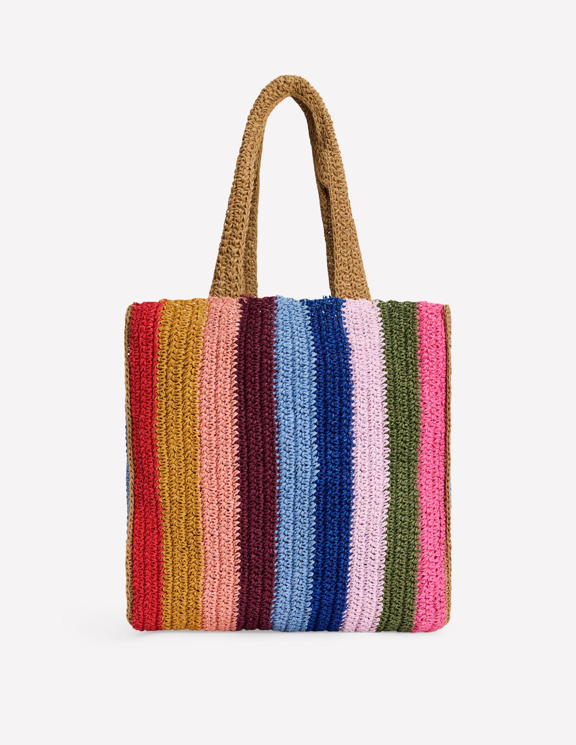 Shopper Tote-Multi Stripe-1
